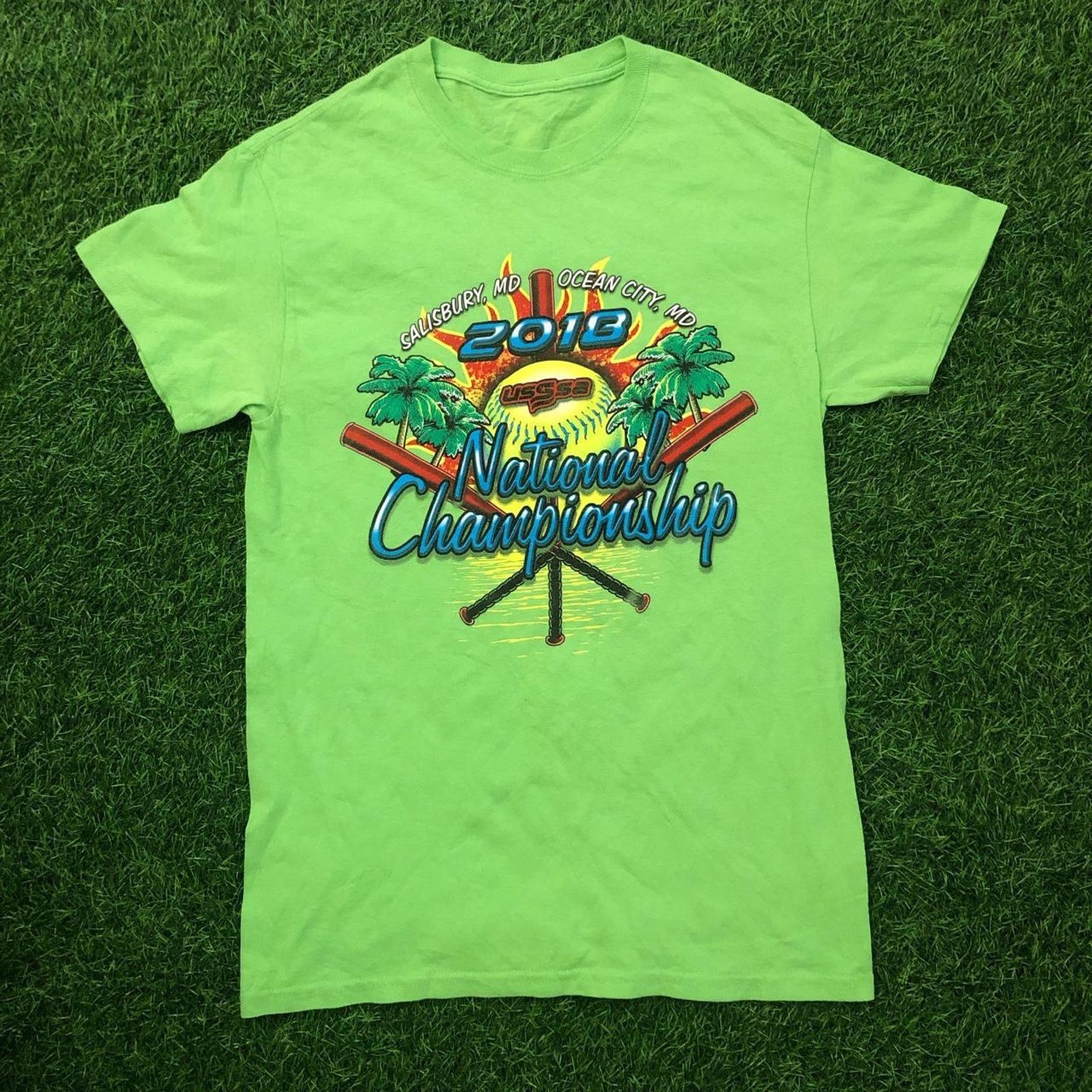 Other Lime 2018 Ocean City, MD Baseball National Championship Tee Size US S / EU 44-46 / 1 - 1 Thumbnail