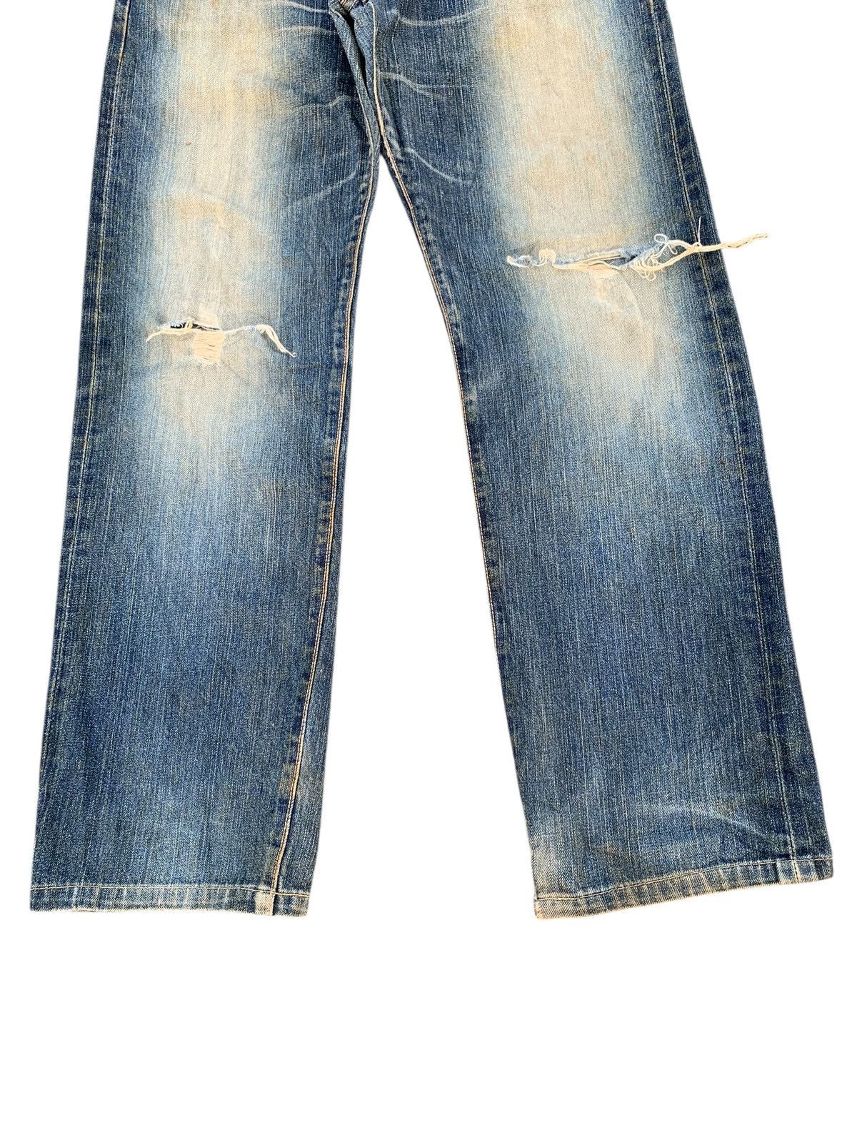 Edwin VINTAGE EDWIN SELVEDGE 505s JAPANESE DISTRESSED DENIM Size US 32 / EU 48 - 7 Thumbnail