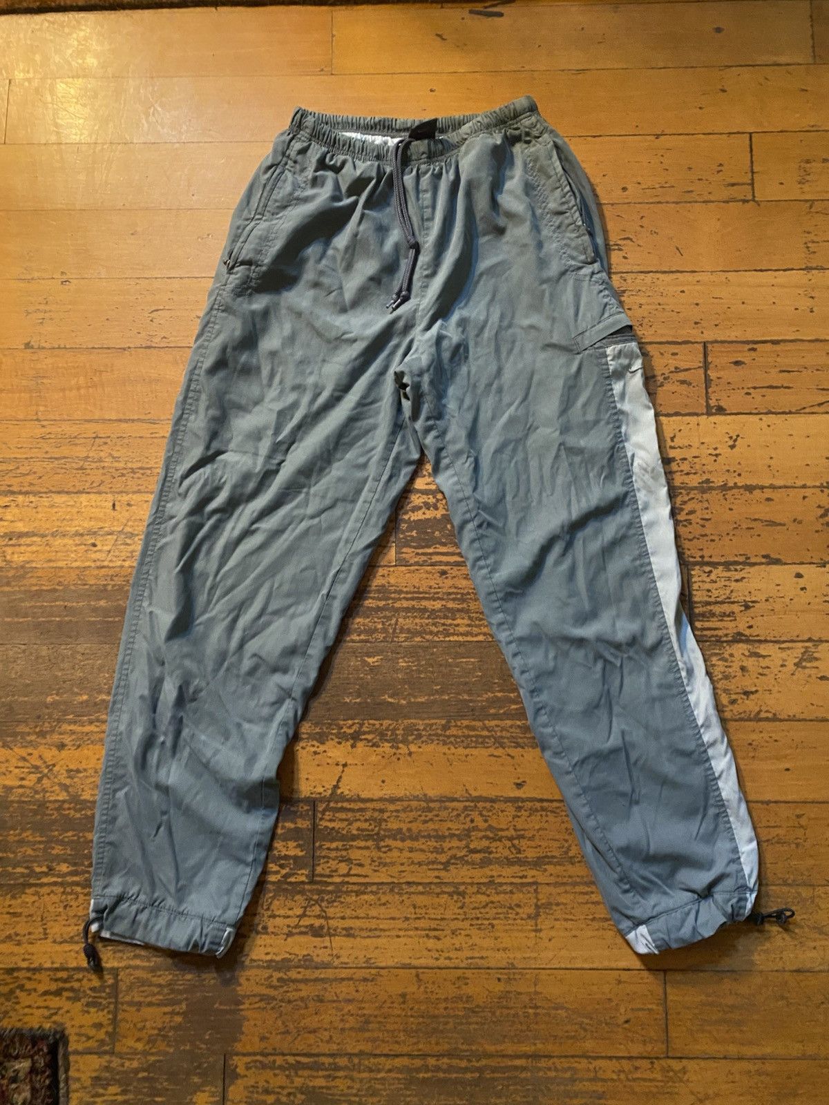 Stussy × Vintage Vintage 90s Stussy Reflective Drawstring Track 