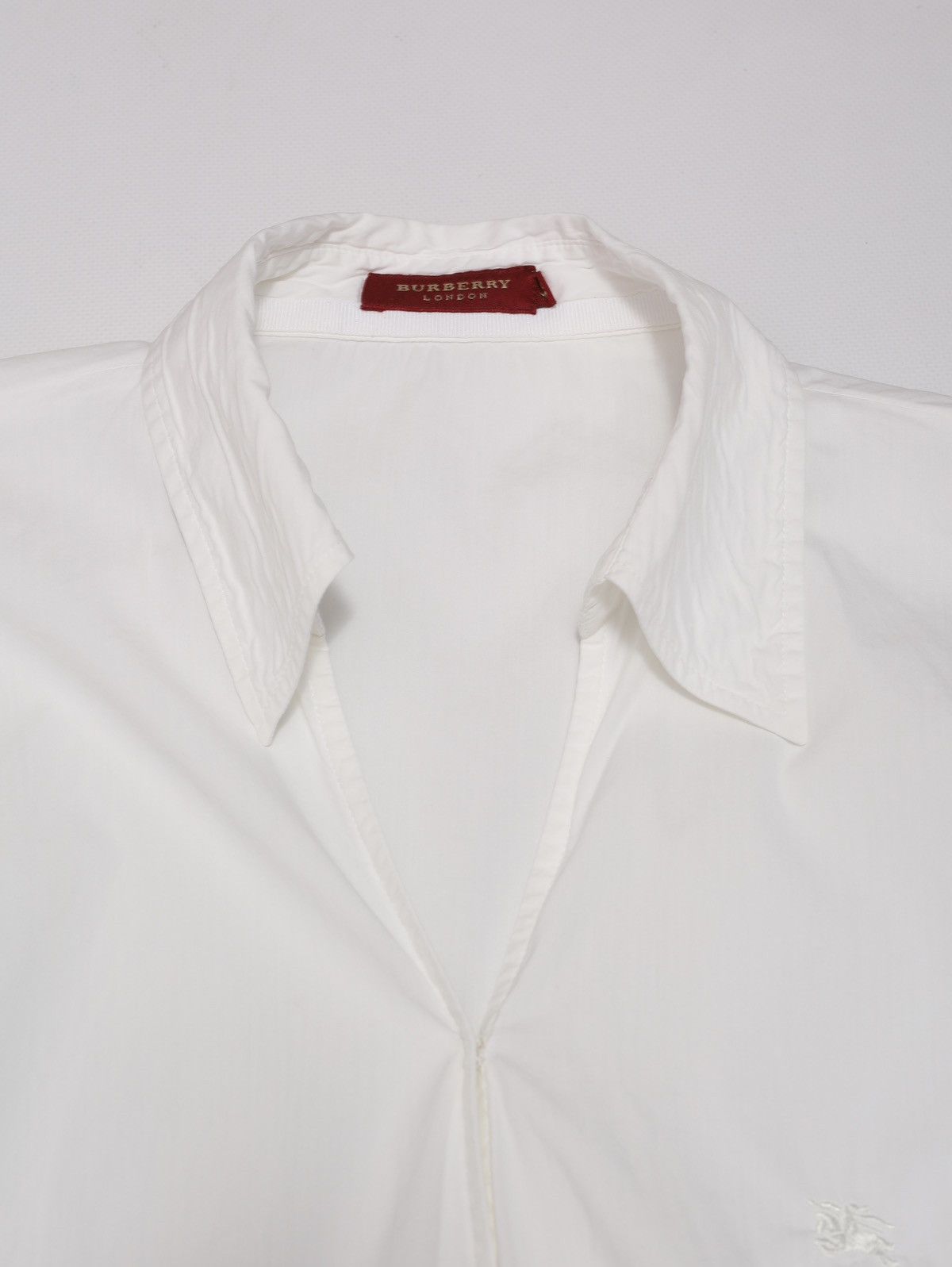 Burberry Burberry Red Label White Shirt With Ultra Long Belts Size L / US 10 / IT 46 - 8 Thumbnail