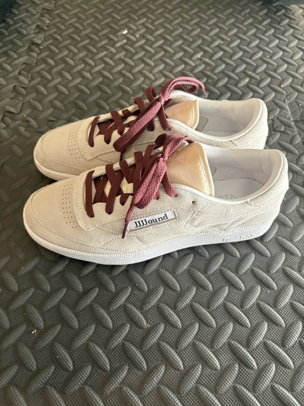 JJJJound × Reebok Reebok Club C 85 JJJJound Chalk Suede Size US 8 / EU 41 - 4 Thumbnail
