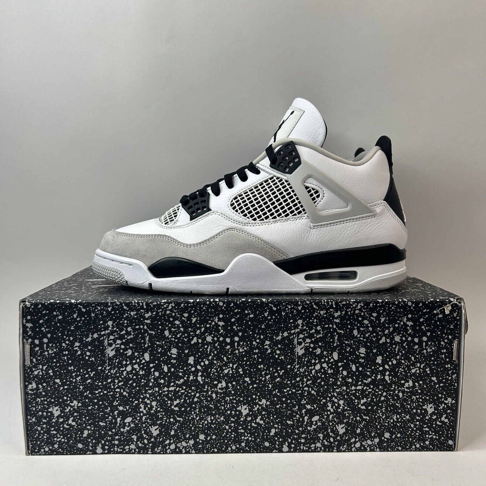 Jordan Brand Nike Air Jordan 4 Retro “Military Black White Grey” 2023 Size US 11.5 / EU 44-45 - 6 Thumbnail