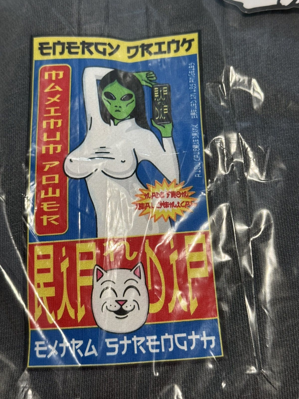 RIPNDIP Ripndip Hoodie Nerm Cans (Charcoal Vintage Wash) Size US M / EU 48-50 / 2 - 5 Thumbnail