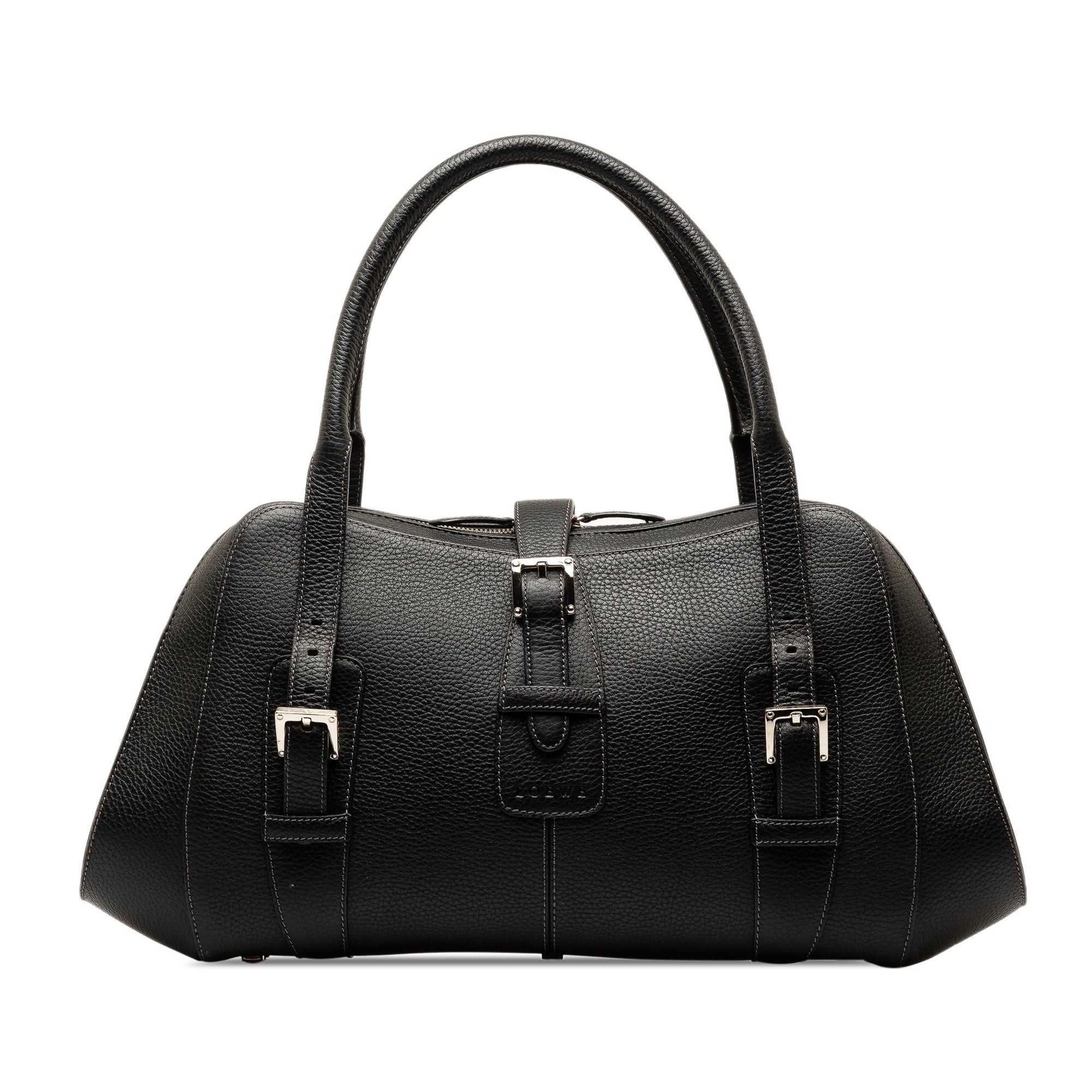 image of Loewe Senda Handbag in Black, Women's