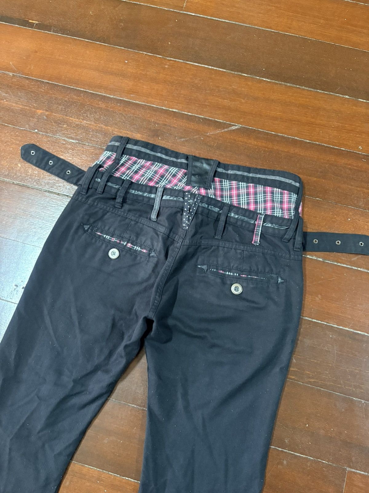 If Six Was Nine Double Focus Japan Asymmetrical Double Waist punk Size US 32 / EU 48 - 15 Thumbnail