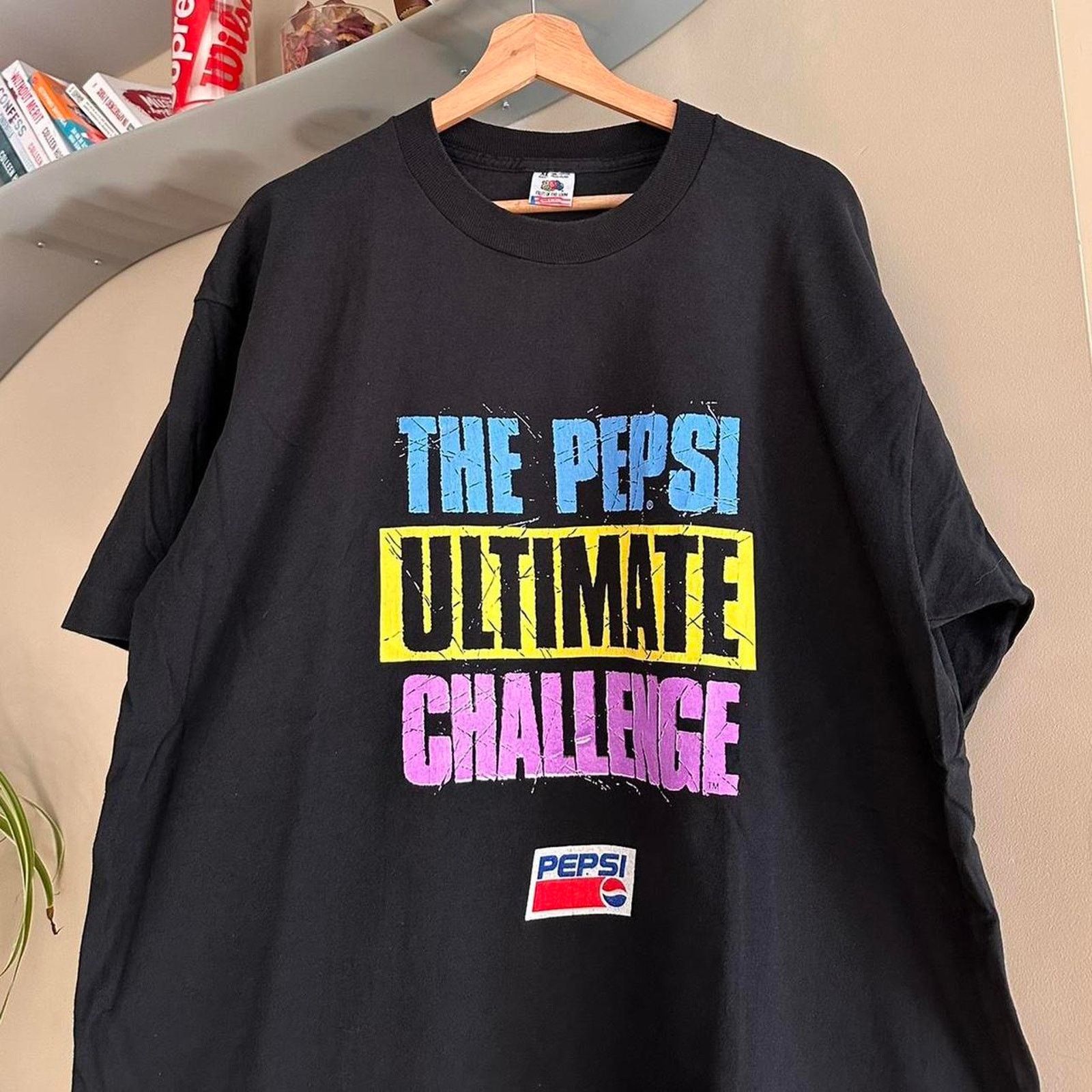 Fruit Of The Loom × Vintage Vintage Pepsi Promo Shirt Size US XL / EU 56 / 4 - 2 Thumbnail