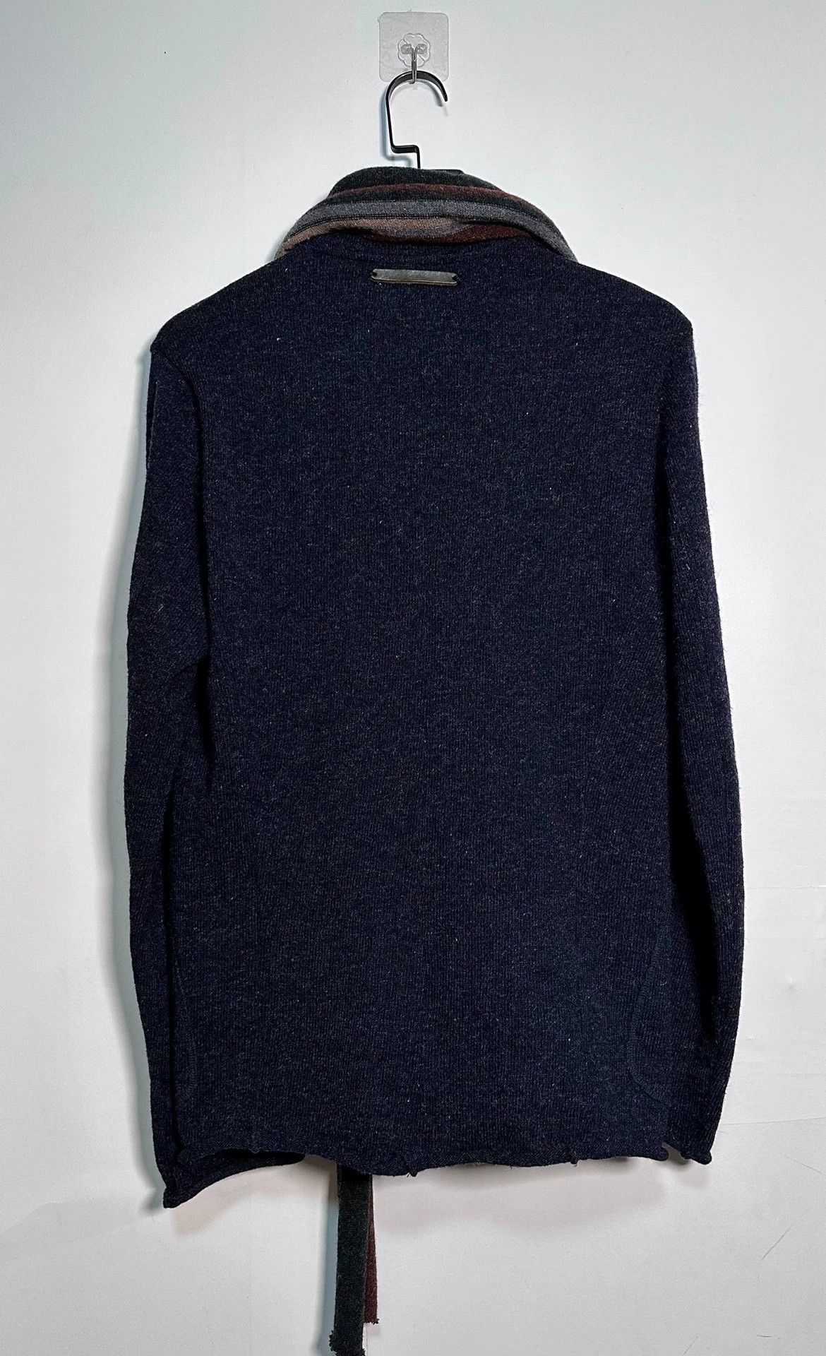Kolor Kolor Navy Blue 95% Wool Knit Cardigan Size 43 Size US S / EU 44-46 / 1 - 2 Thumbnail