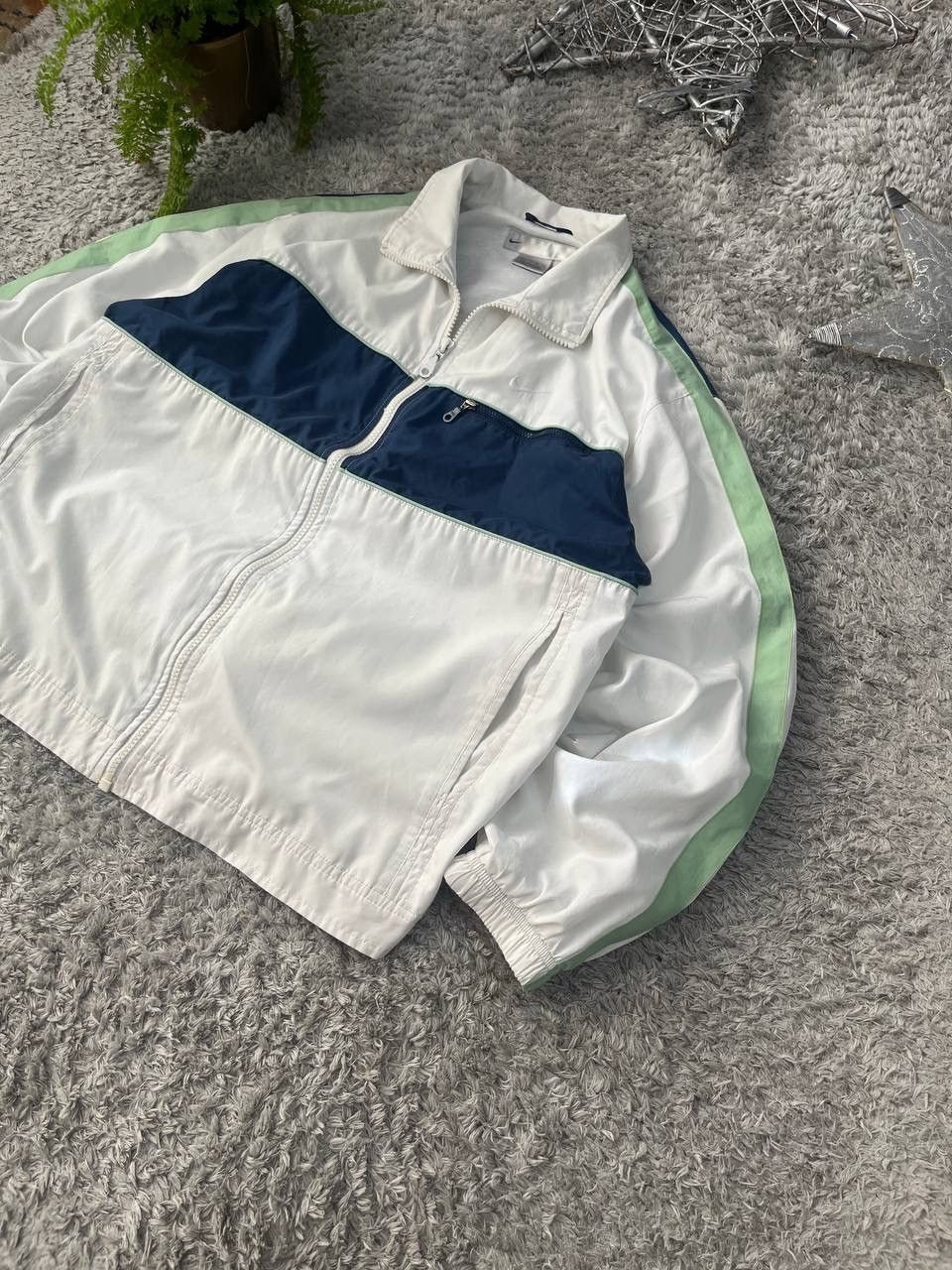 Nike × Vintage 00s Nike Light Jacket Streetwear Vintage Big Logo Swoosh Size US S / EU 44-46 / 1 - 6 Thumbnail
