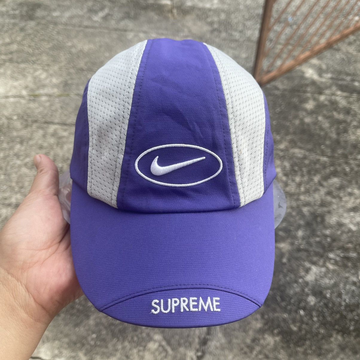 Nike × Supreme Supreme x Nike SS21 Trail Running Hat Purple (KREAM Tag) Size ONE SIZE - 2 Thumbnail
