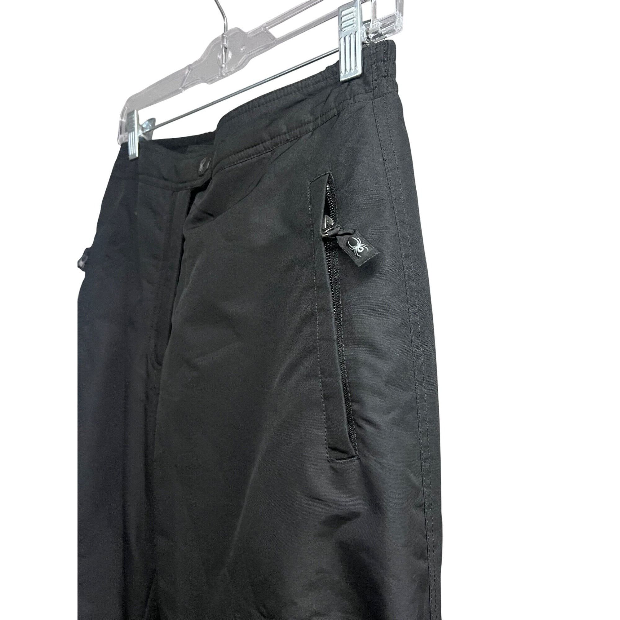 Spyder Spyder Womens Vintage Ski Snowboard Black Lined Pants Sz 8 I Size 30" / US 8 / IT 44 - 5 Thumbnail