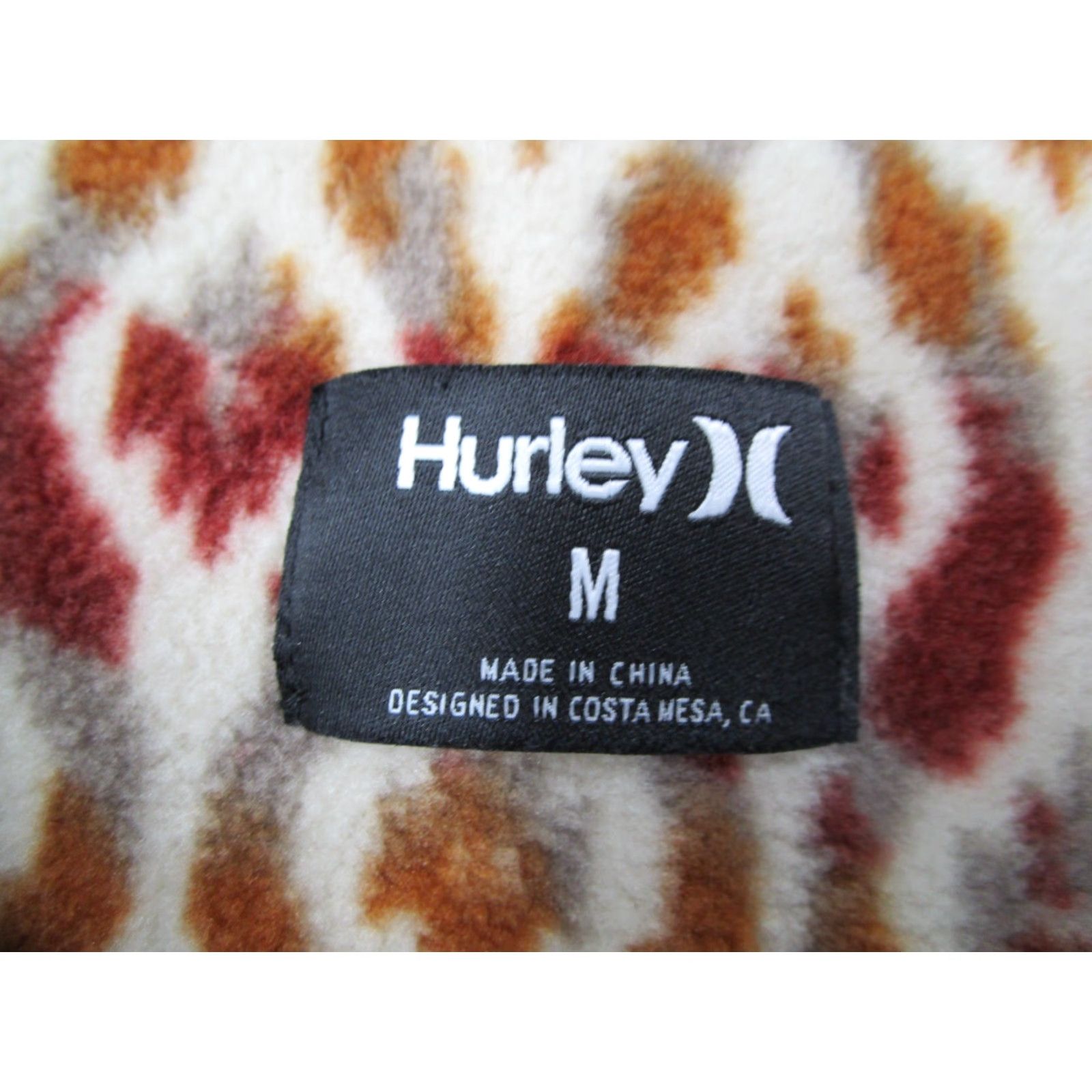 Hurley Hurley Mens Shirt Brown Fleece Snap Front Geometric Aztec Southwest Western Classic Size US M / EU 48-50 / 2 - 3 Thumbnail