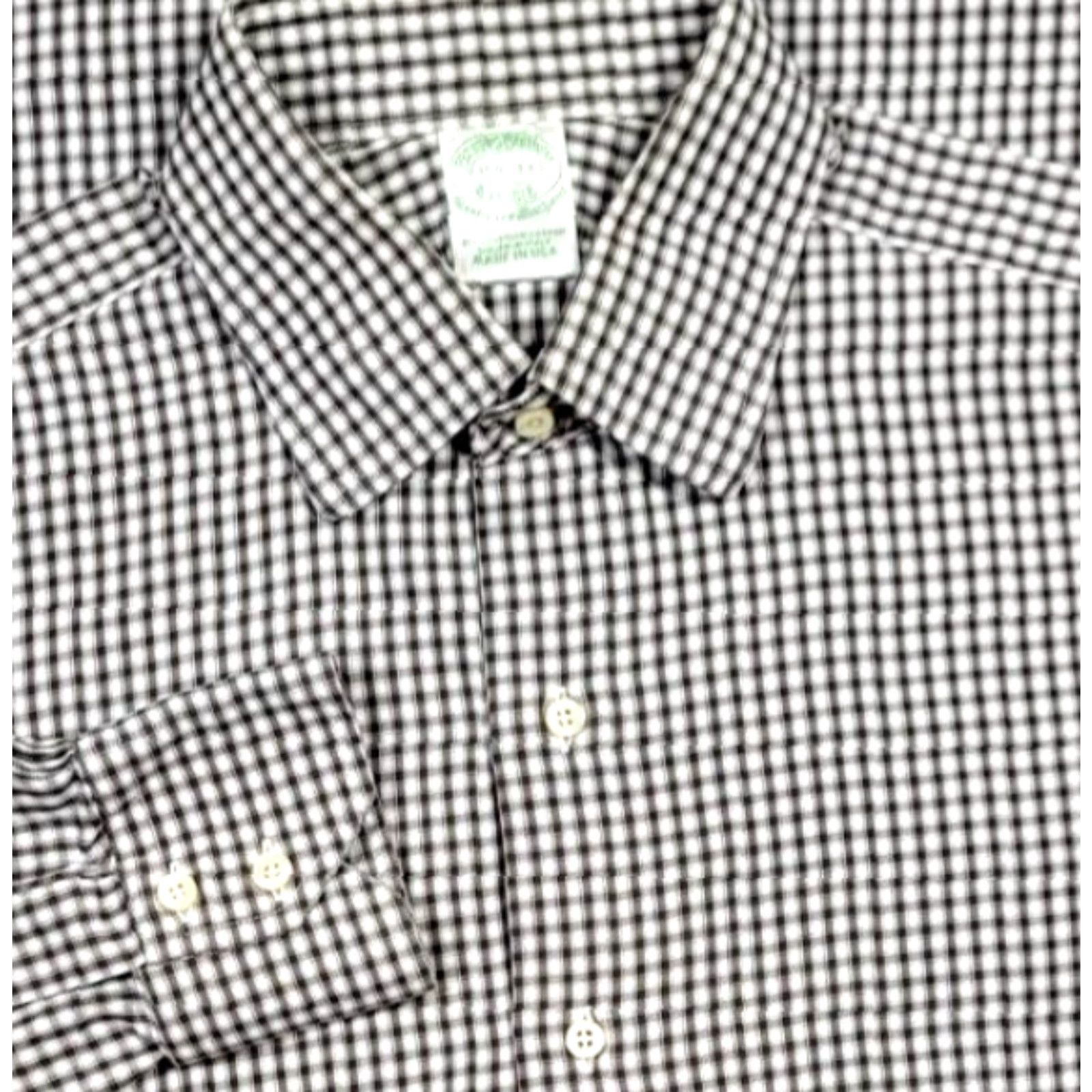 Brooks Brothers Brooks Brothers Makers and Merchants Shirt Men 15.5-33 Plaid Egyptian Cotton USA Size US L / EU 52-54 / 3 - 2 Thumbnail