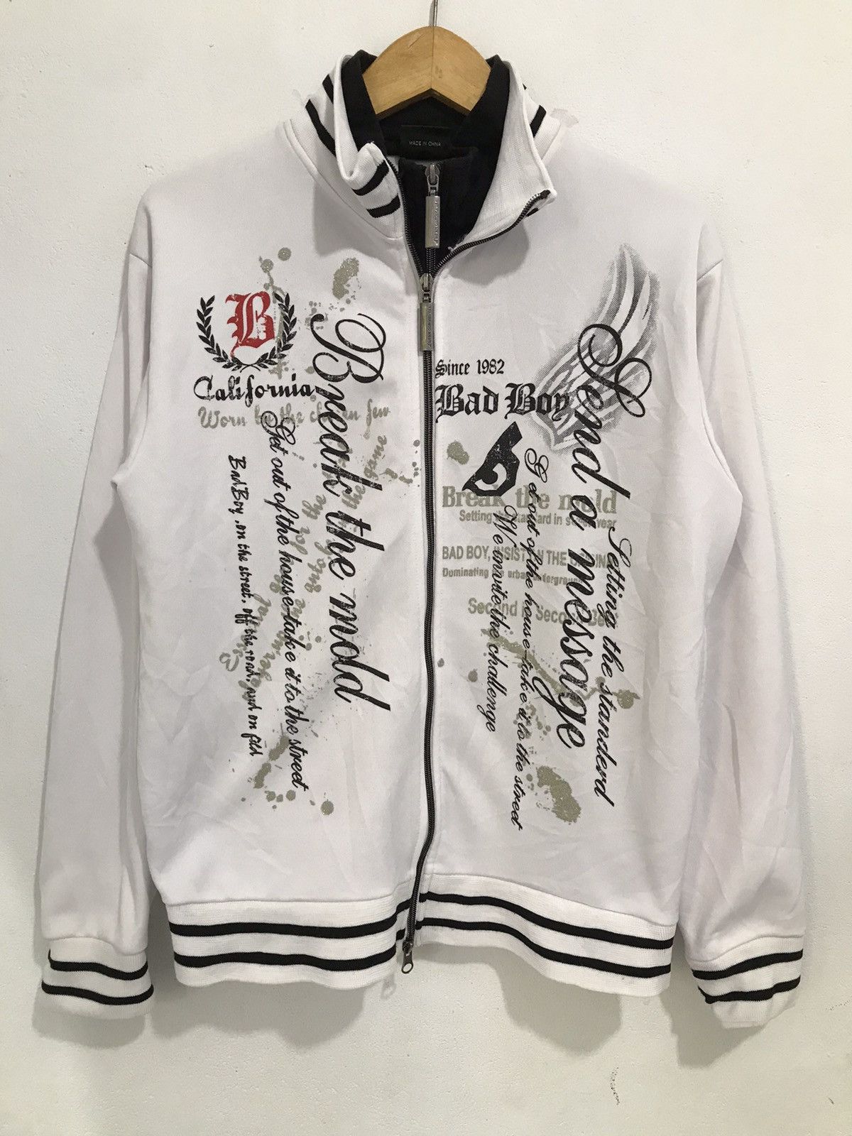 Hysteric Glamour Badboy Double Layer Poem Track Jacket Size US M / EU 48-50 / 2 - 10 Thumbnail