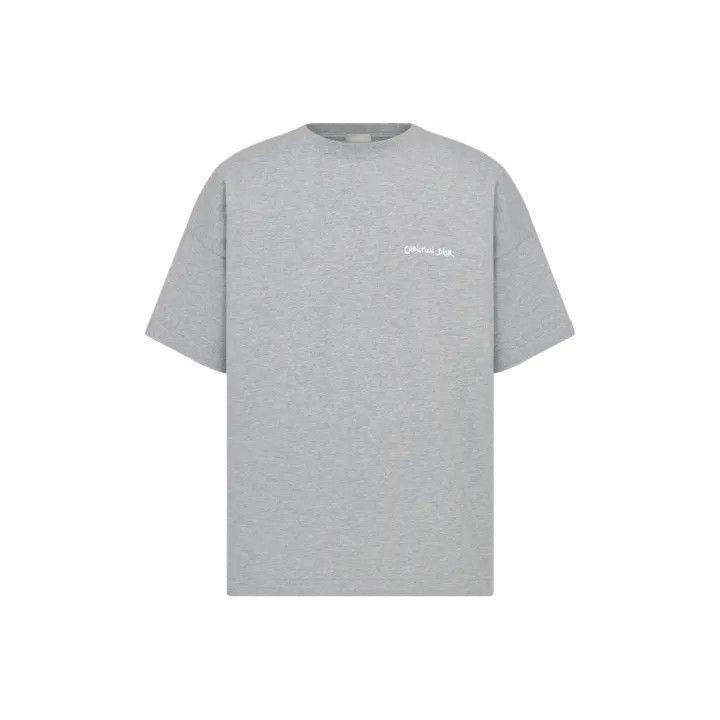 Dior Dior Grey Cotton Short Sleeve T-Shirt 0079 Size US S / EU 44-46 / 1 - 1 Thumbnail