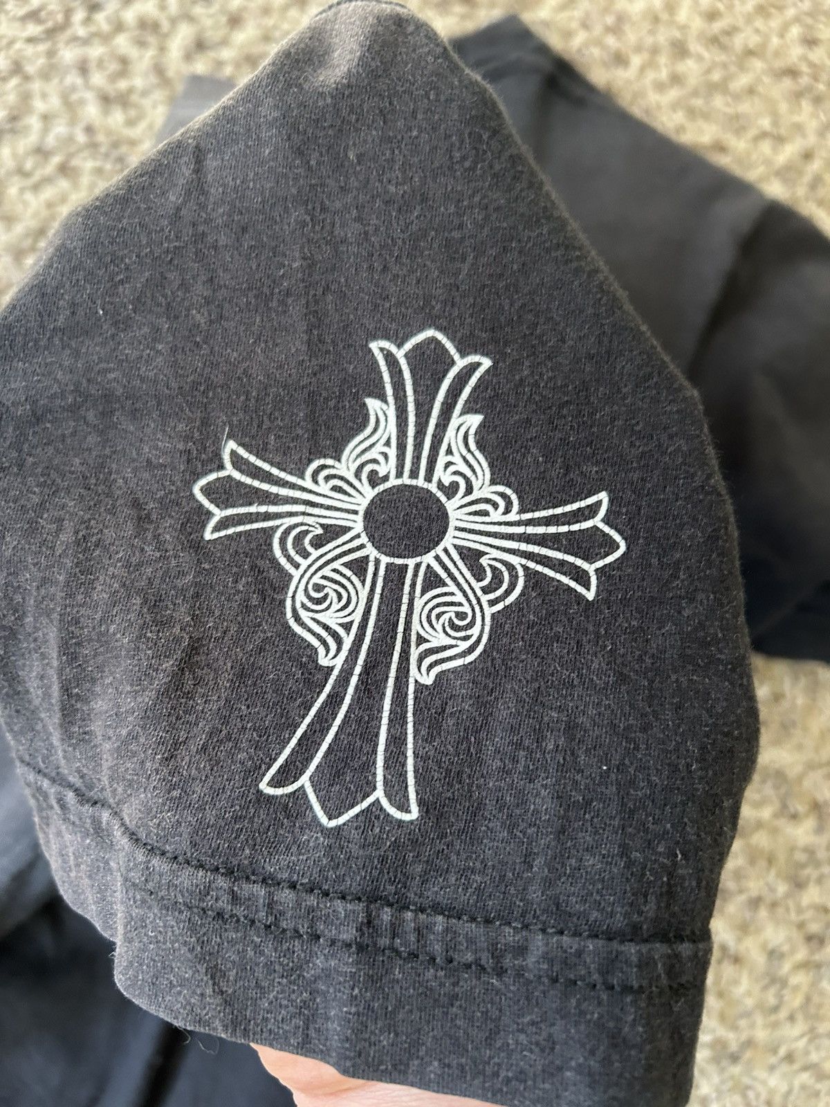 Chrome Hearts Vintage Chrome Hearts Cemetery Pocket Tee Size US S / EU 44-46 / 1 - 5 Thumbnail