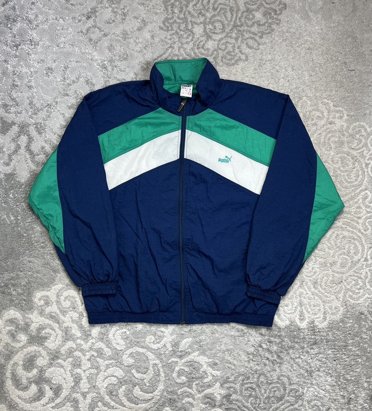 Puma Puma Vintage 90's Nylon Jacket + Pants Set Size US XXL / EU 58 / 5 - 2 Thumbnail