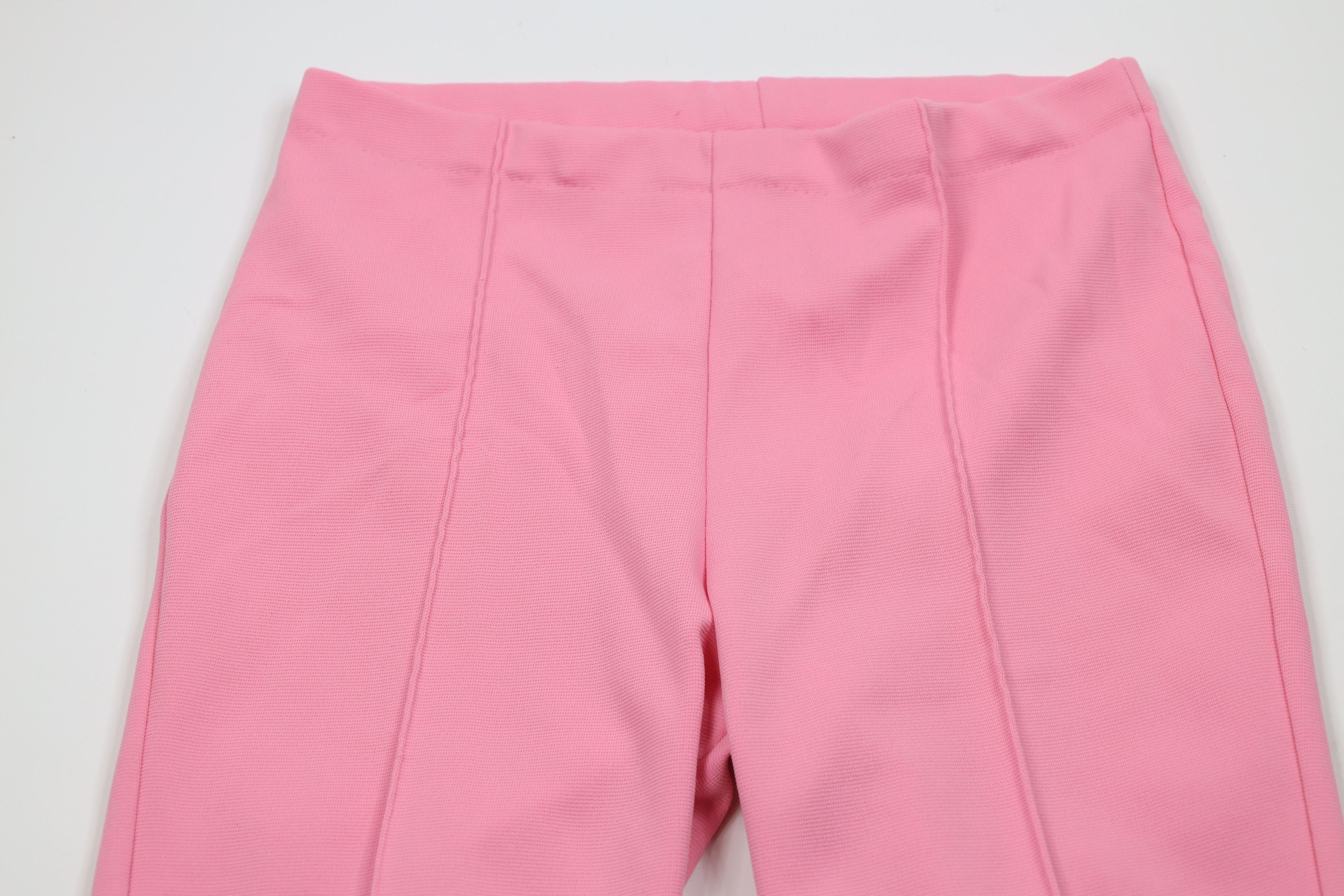 Vintage Vintage 70s Streetwear Wide Leg Bell Bottoms Pants Pink USA Size 38" / US 16 / IT 52 - 2 Thumbnail