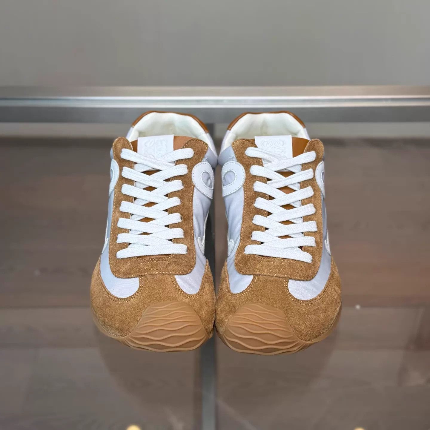 Loewe Loewe Ballet Runner 2.0 Tan/White Sneakers EU 39 New Size US 8.5 / IT 38.5 - 5 Thumbnail
