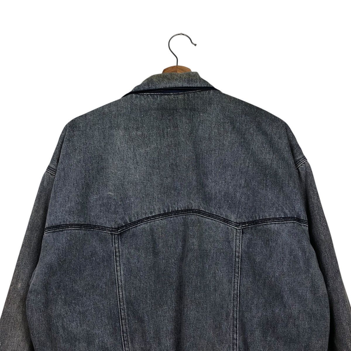 Japanese Brand Íxiz Made in Japan Wayahead Denim Jacket Issey Miyake Size US L / EU 52-54 / 3 - 10 Thumbnail