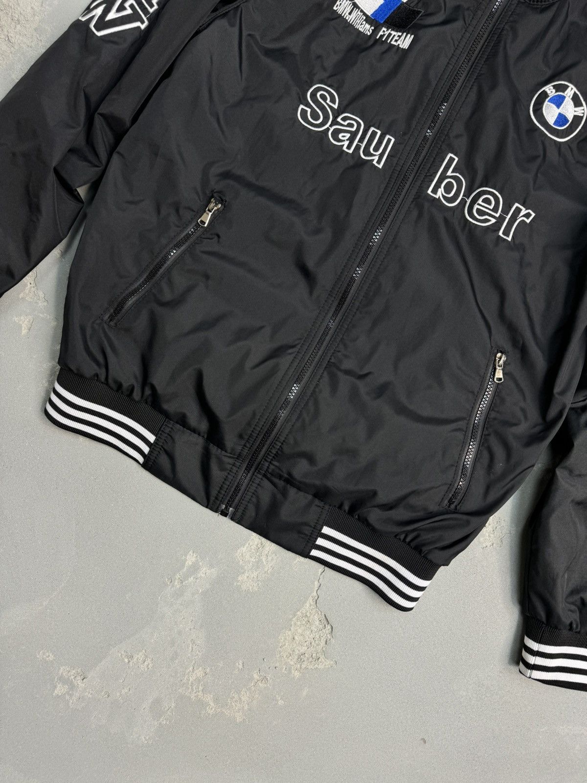 BMW BMW RACING Y2K MOTO JACKET NASCAR BOMBER VINTAGE F1 SAUBER Size US L / EU 52-54 / 3 - 4 Thumbnail