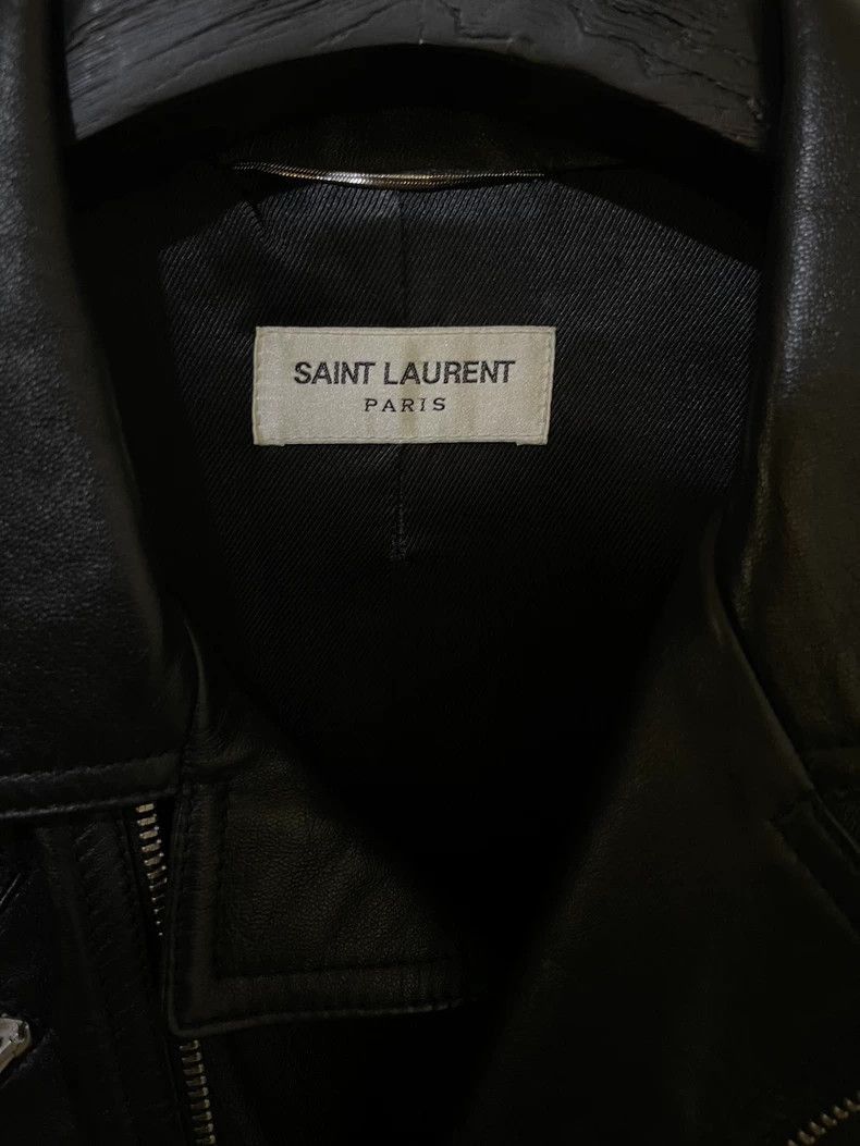 Saint Laurent Paris Saint Laurent Black Five-Zip Leather Jacket-2506 Size US M / EU 48-50 / 2 - 3 Thumbnail
