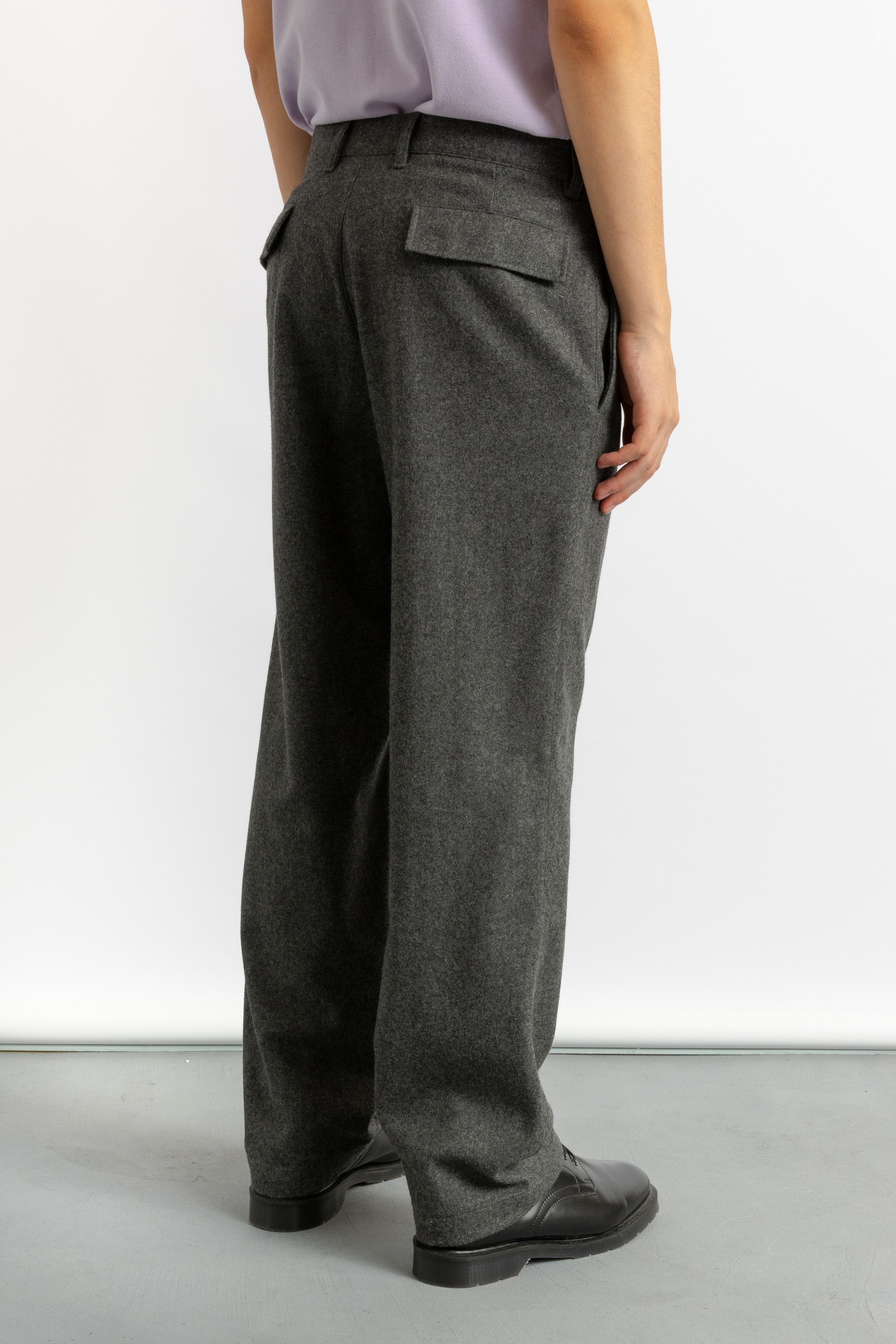 Vintage 1980's Vintage Men's European Wool Grey Slacks Trousers 8726 Size US 32 / EU 48 - 7 Thumbnail