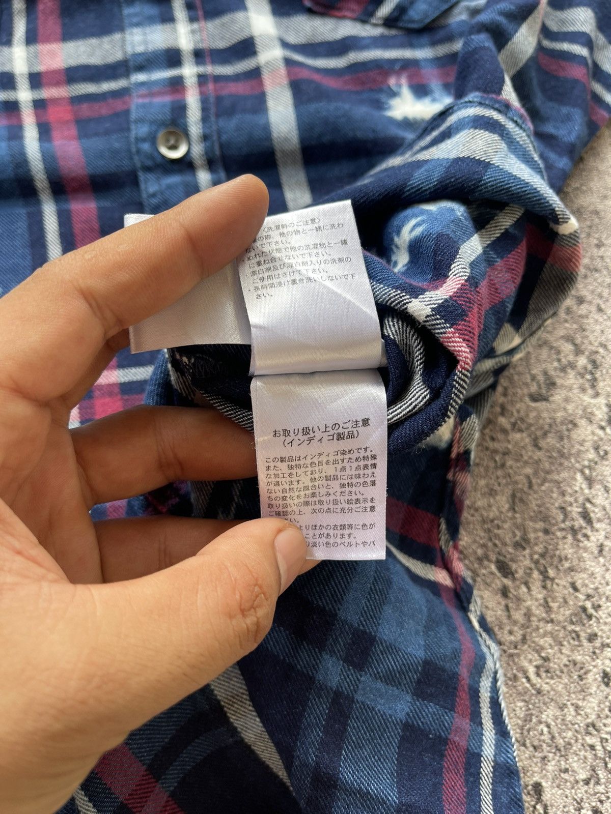 semanticdesign Semanticdesign Bleached plaid shirt Size US L / EU 52-54 / 3 - 10 Thumbnail
