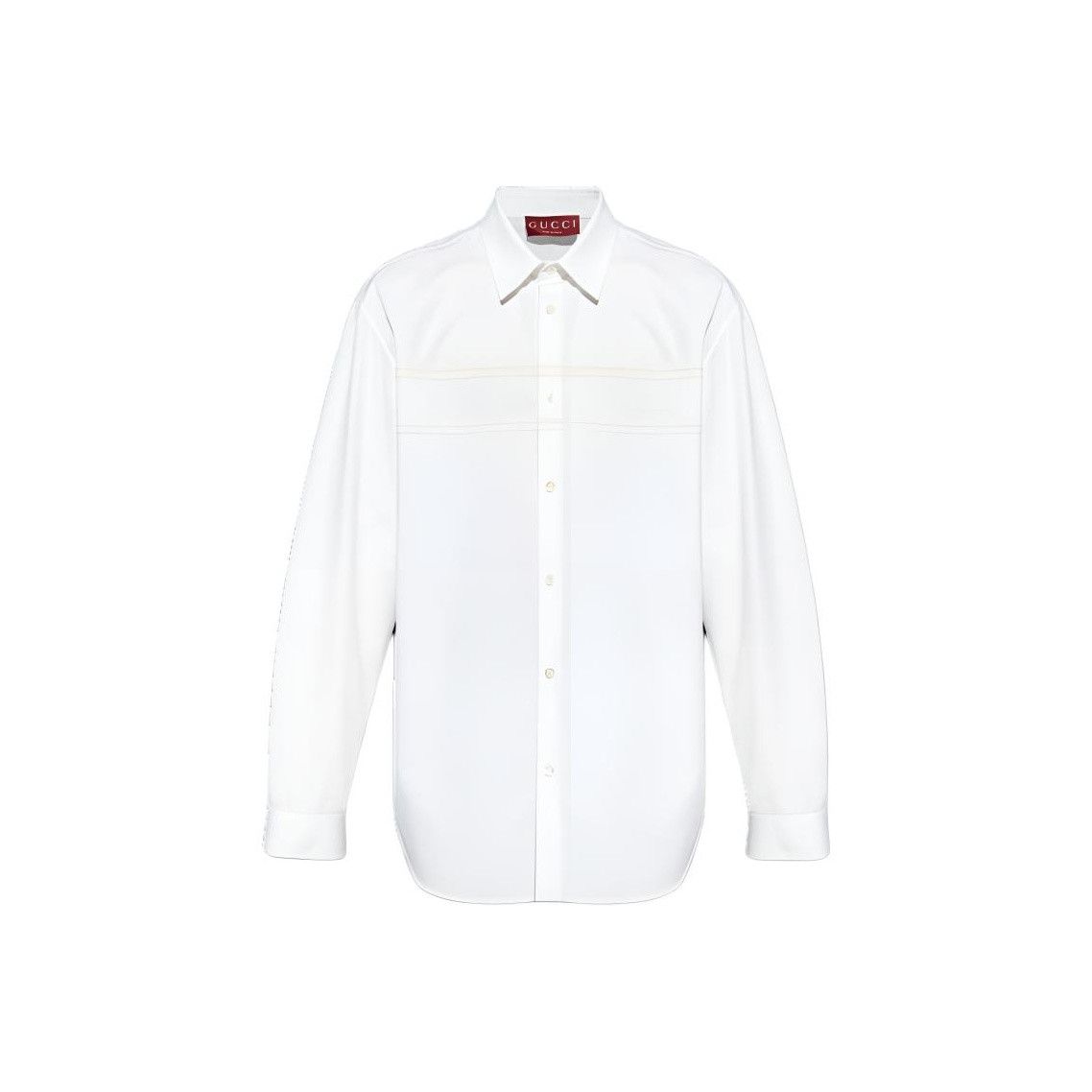 Gucci Gucci Solid Long Sleeve Shirt Size 48 Size US M / EU 48-50 / 2 - 1 Thumbnail