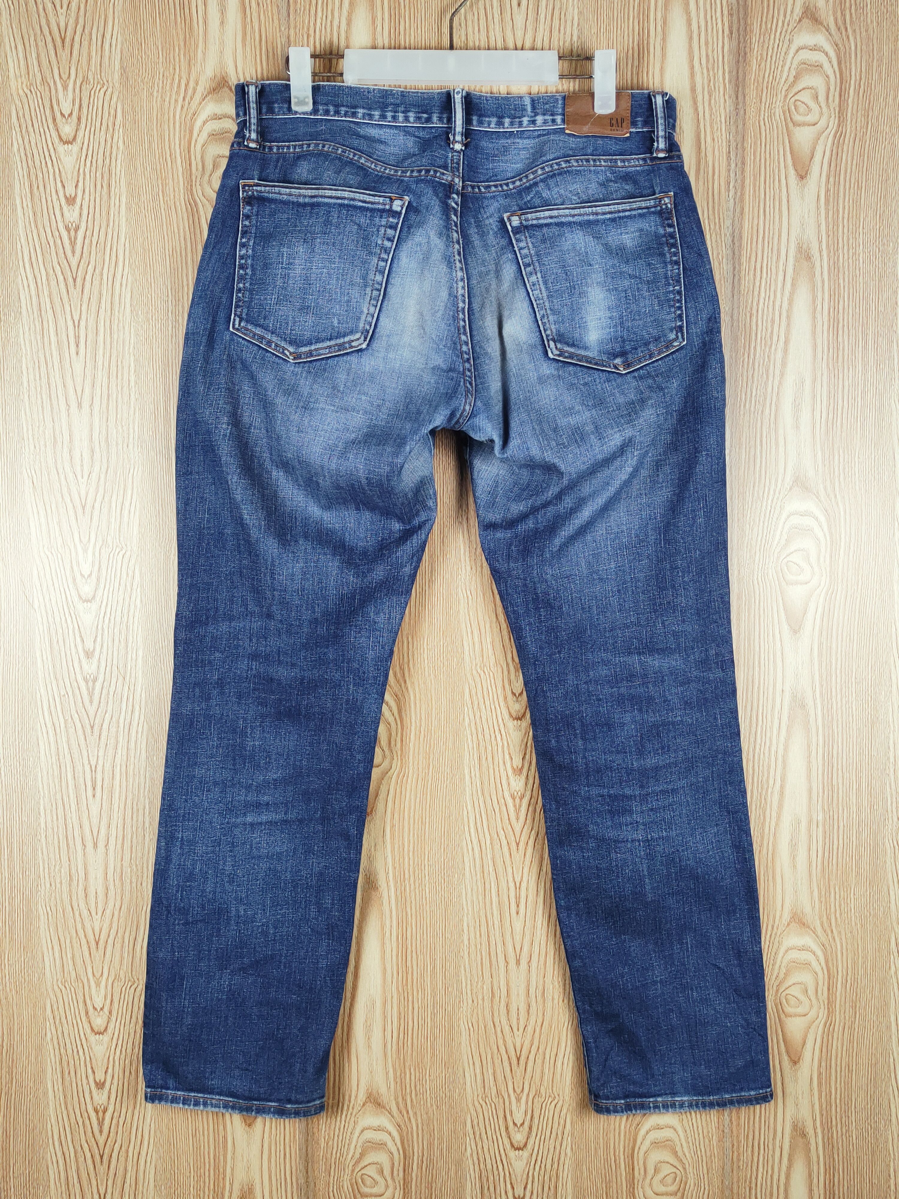 Gap Gap Blue Faded Distressed Ripped Jeans #S2716 Size US 32 / EU 48 - 8 Thumbnail