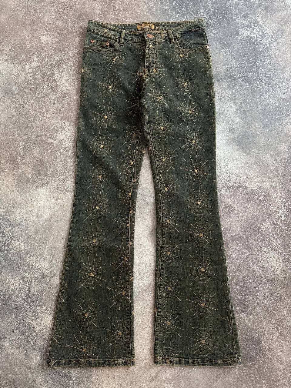 Spider Web Jeans | Grailed