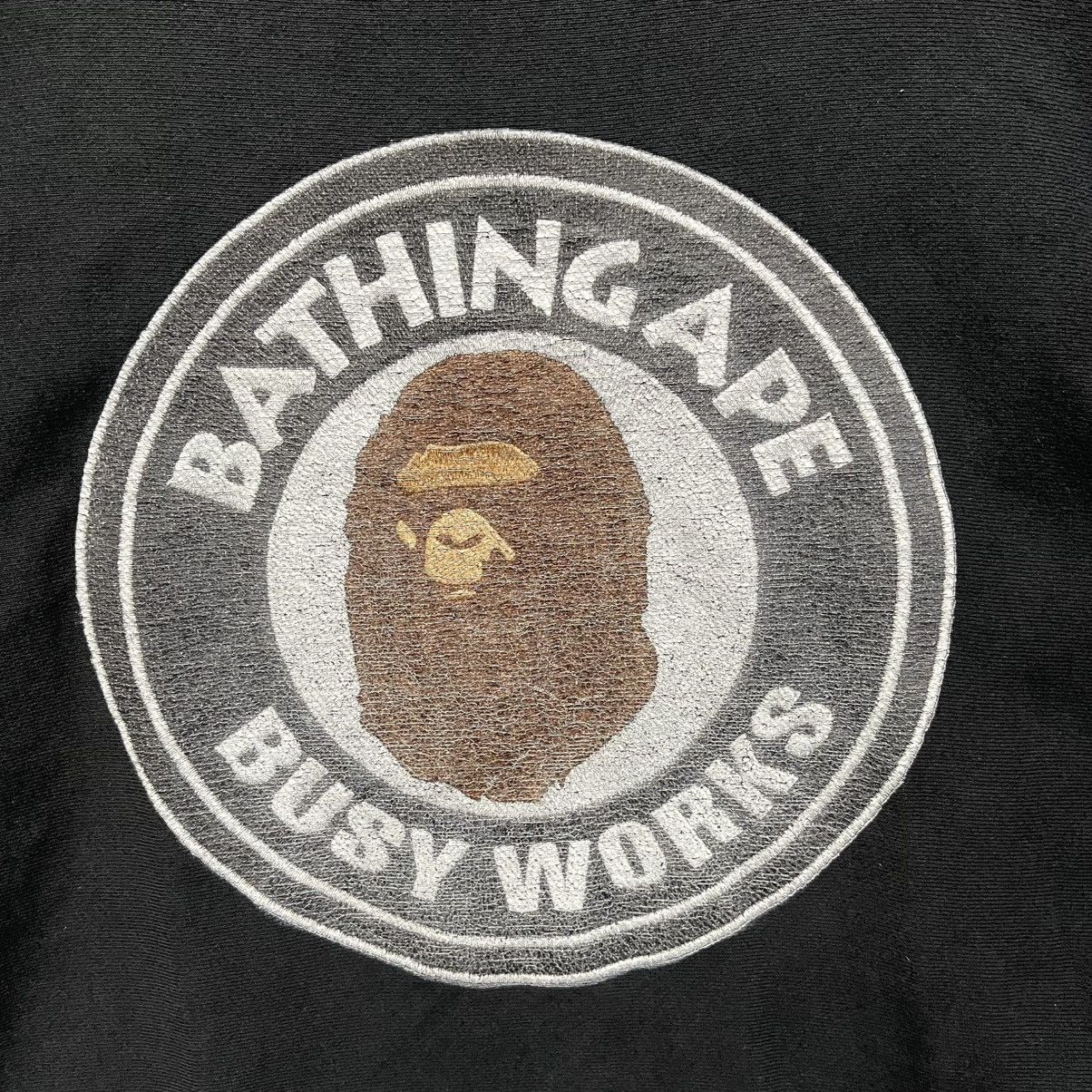 Bape Vintage A Bathing Ape BAPE “Busy Works” Crewneck Sweatshirt Size US L / EU 52-54 / 3 - 3 Thumbnail
