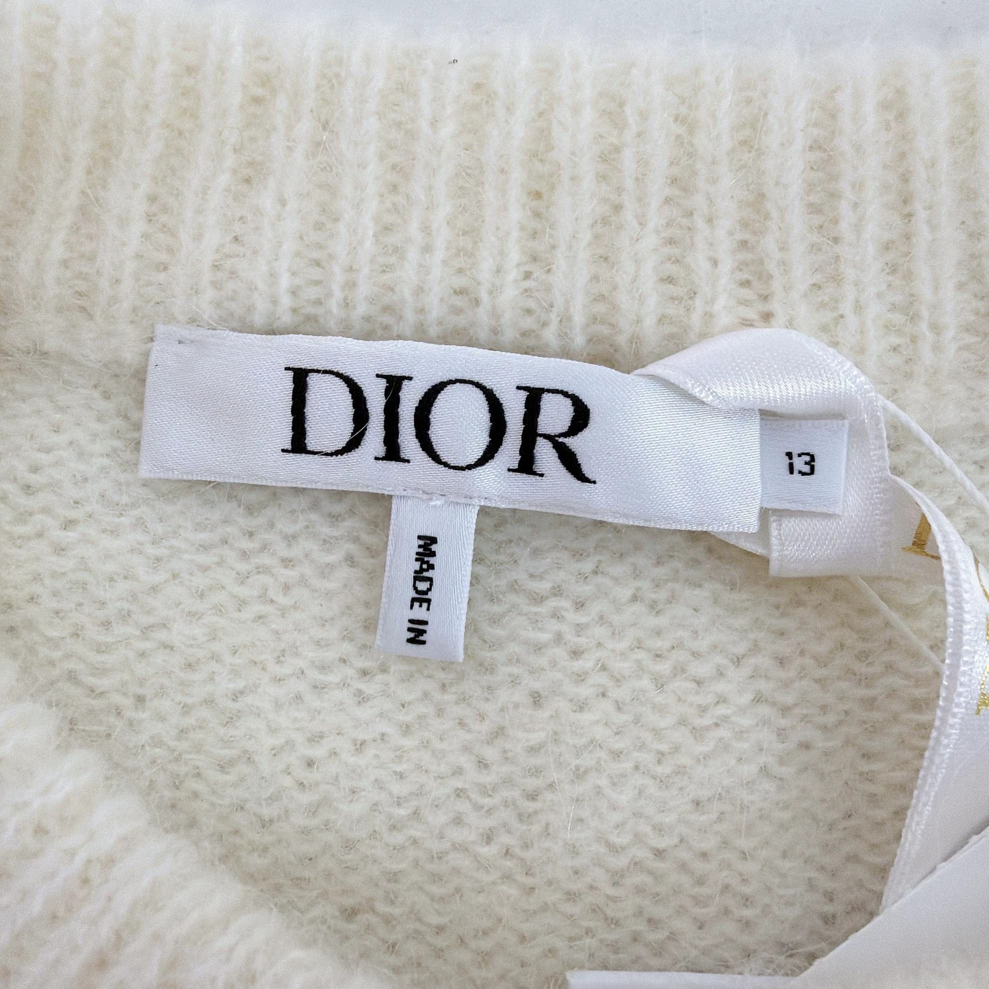 Dior Christian Dior Beige Knit Pullover 13 Size XS / US 0-2 / IT 36-38 - 7 Thumbnail