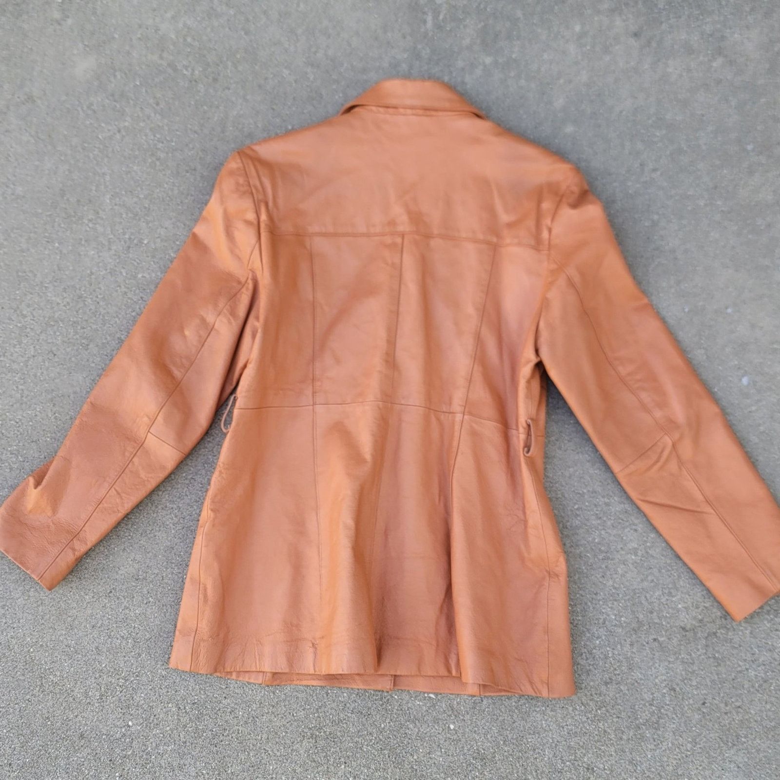Oscar Piel Vtg Oscar Piel Leather Jacket Size XXL / US 16-18 / IT 52-54 - 3 Thumbnail