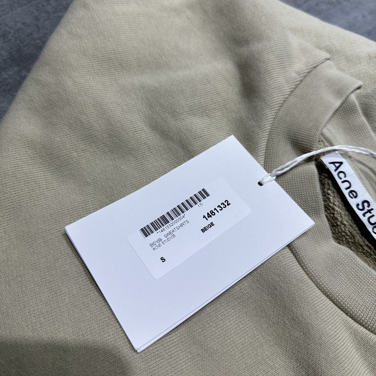Acne Studios Acne Studios Fin Circus Sweatshirt - Dusty Green Size US S / EU 44-46 / 1 - 4 Thumbnail