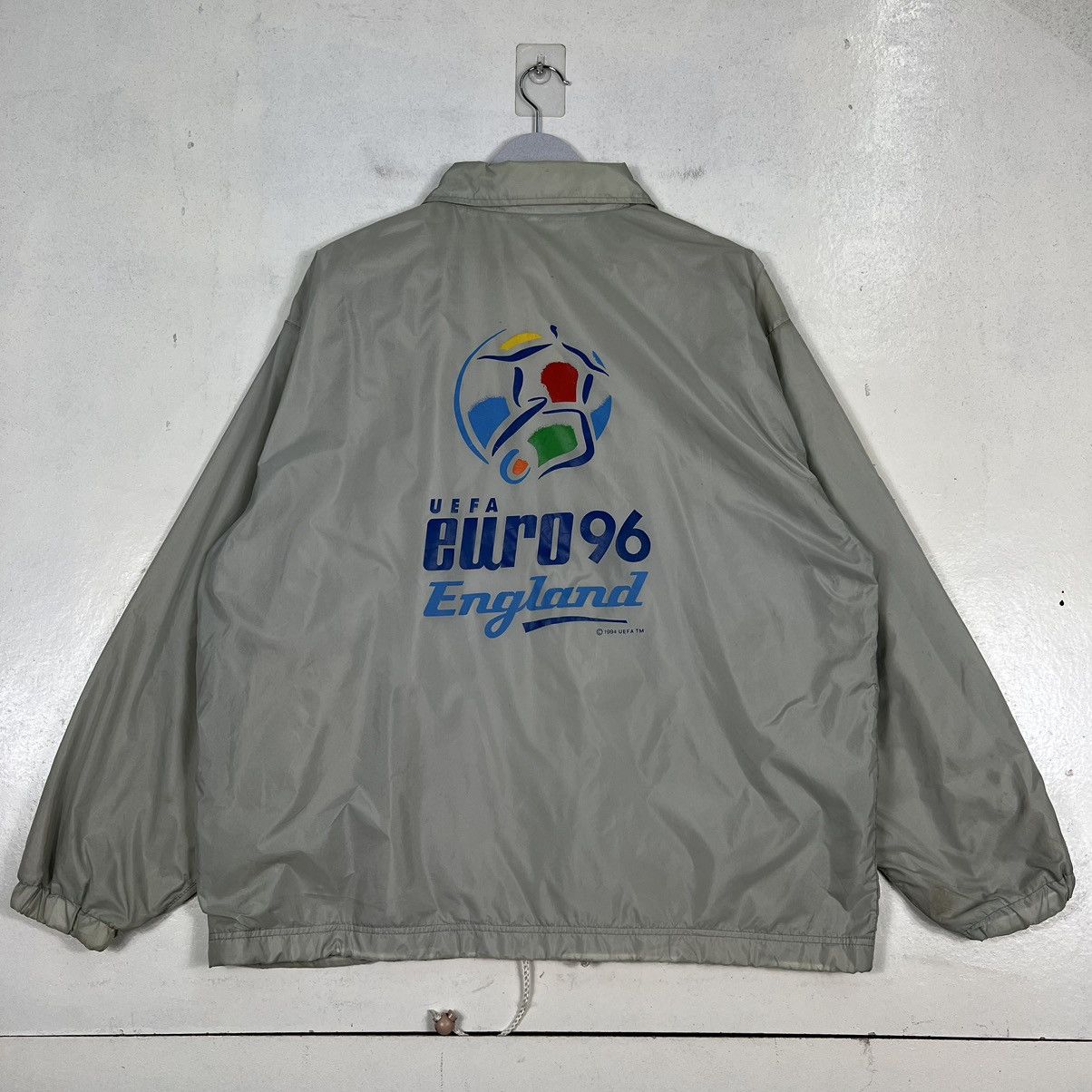 Vintage 🔥 VINTAGE 1996 UEFA EURO ENGLAND COACH JACKET Size US M / EU 48-50 / 2 - 1 Thumbnail