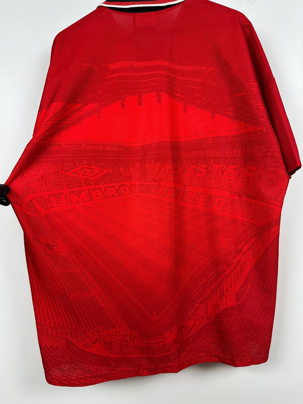 Umbro Vintage 1994-96 Umbro Manchester United Rare Soccer Jersey Size US XXL / EU 58 / 5 - 18 Thumbnail