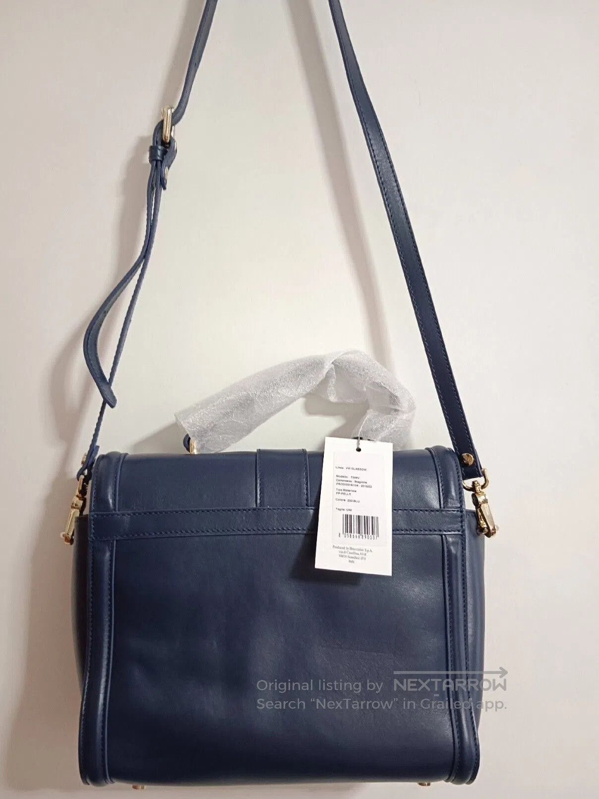 Vivienne Westwood Vivienne Westwood Blue Lambskin Crossbody Bag. Size ONE SIZE - 2 Thumbnail