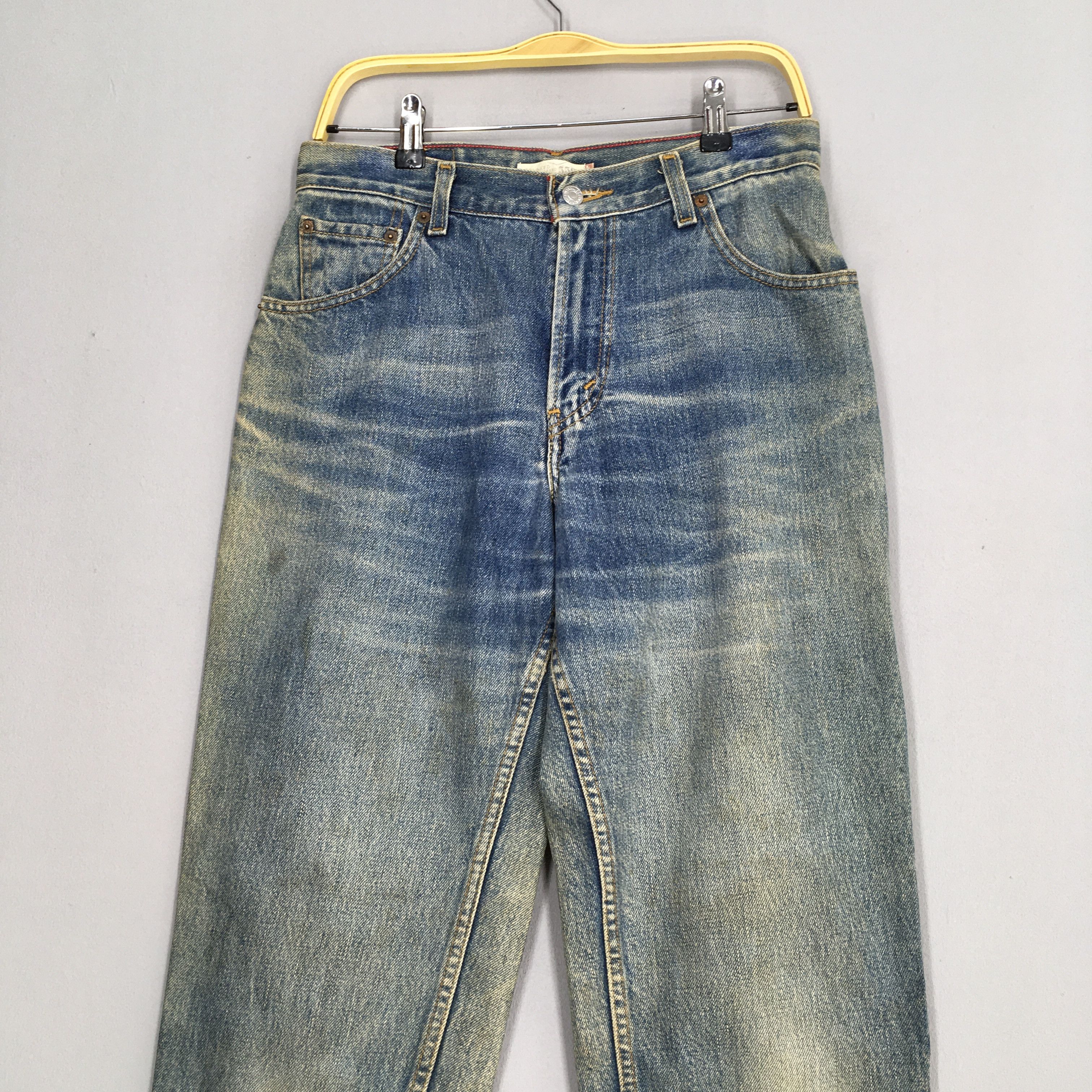 Levi's Size 30x32 Vintage Levi's 550 Relaxed Fit Jeans Size US 30 / EU 46 - 2 Thumbnail