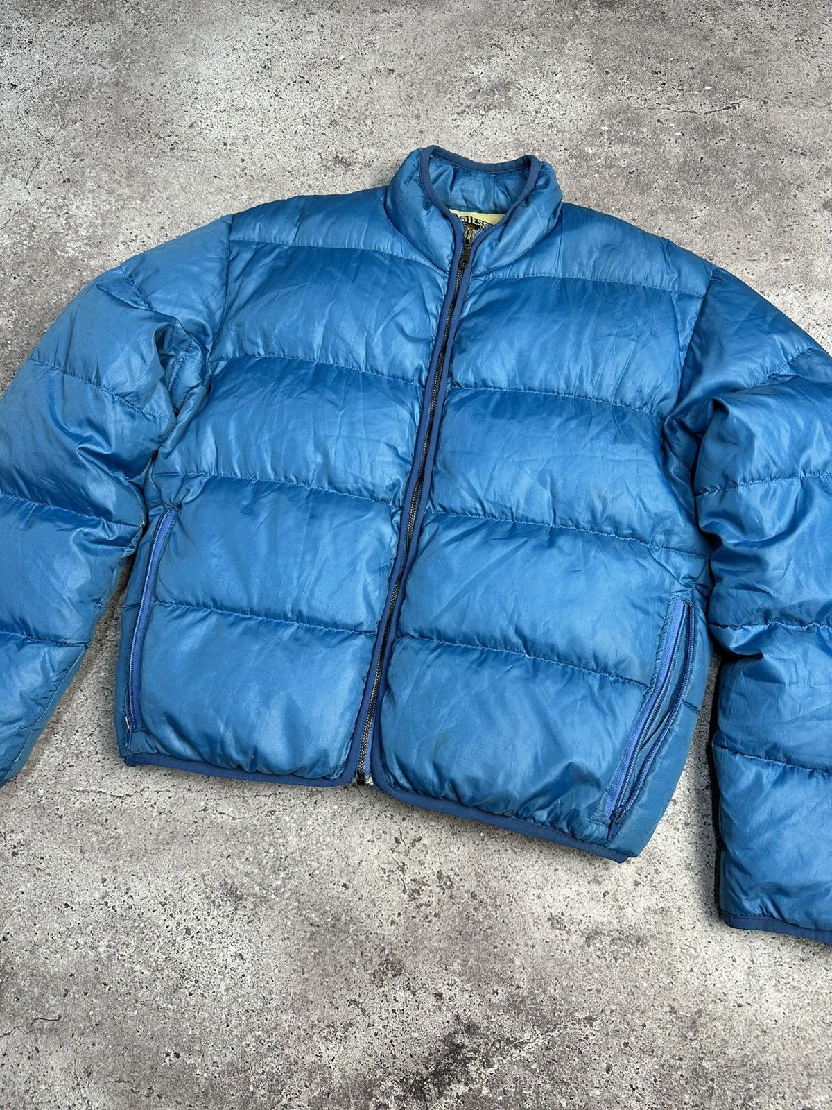 Diesel Vintage Diesel Bomber Puffer Jacket Cropped 90’s Blue Size US M / EU 48-50 / 2 - 9 Thumbnail