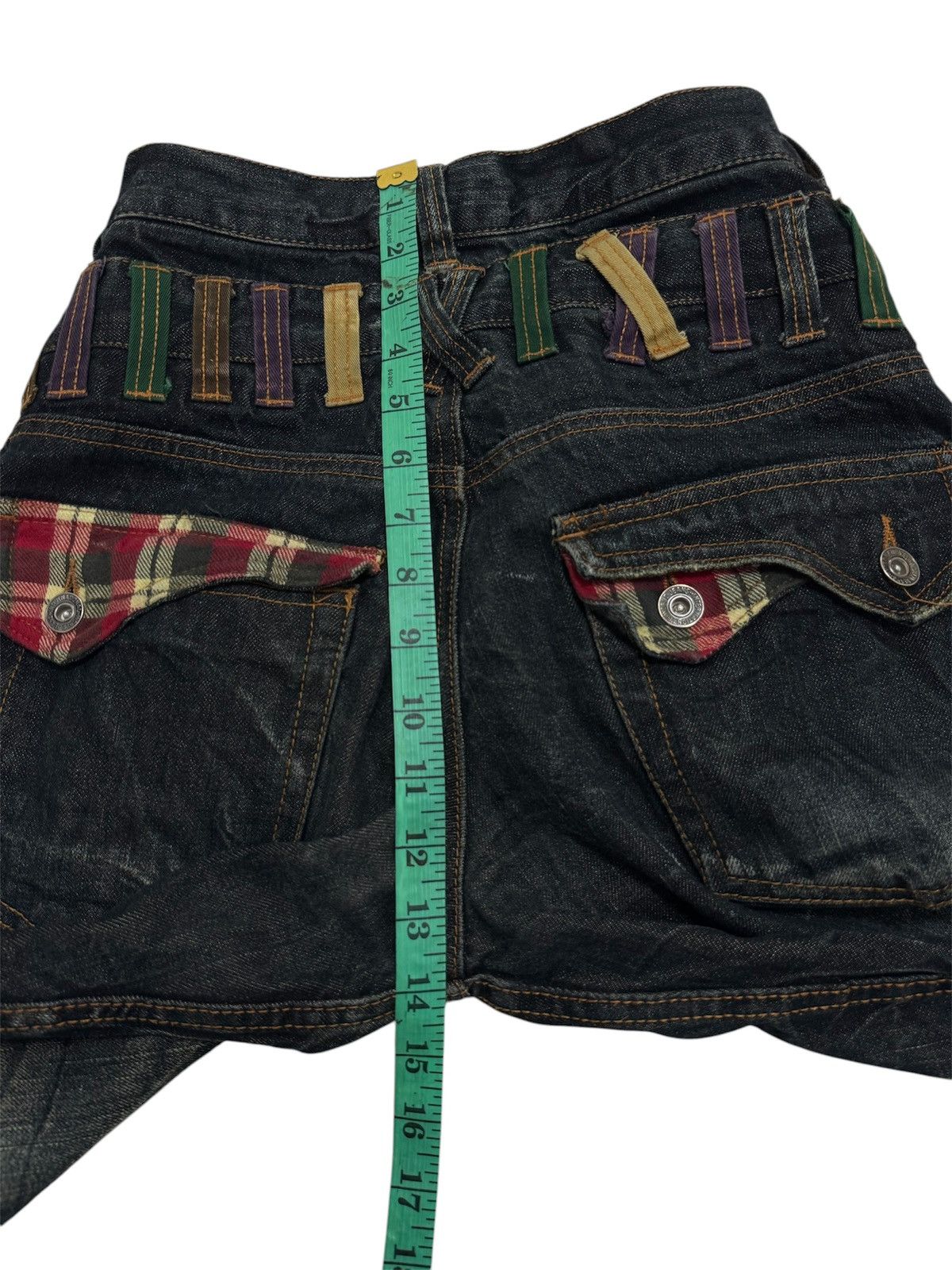 Japanese Brand JAPANESE DESIGN NYLAUS DOUBLE WAIST SEDITIONARIES STYLE JEAN Size US 30 / EU 46 - 21 Thumbnail