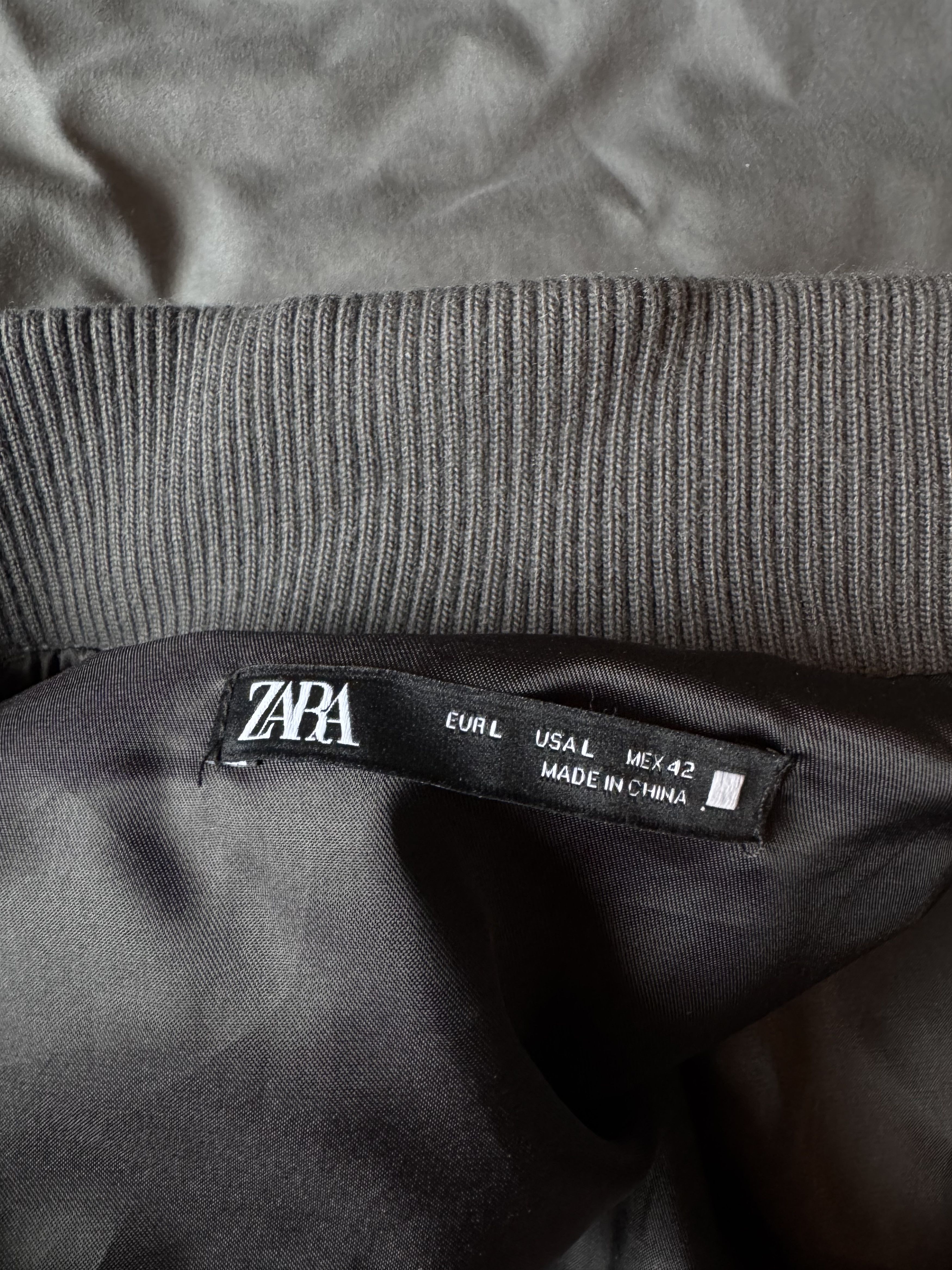 Zara Zara Fleece Bomber Jacket Size US L / EU 52-54 / 3 - 3 Thumbnail