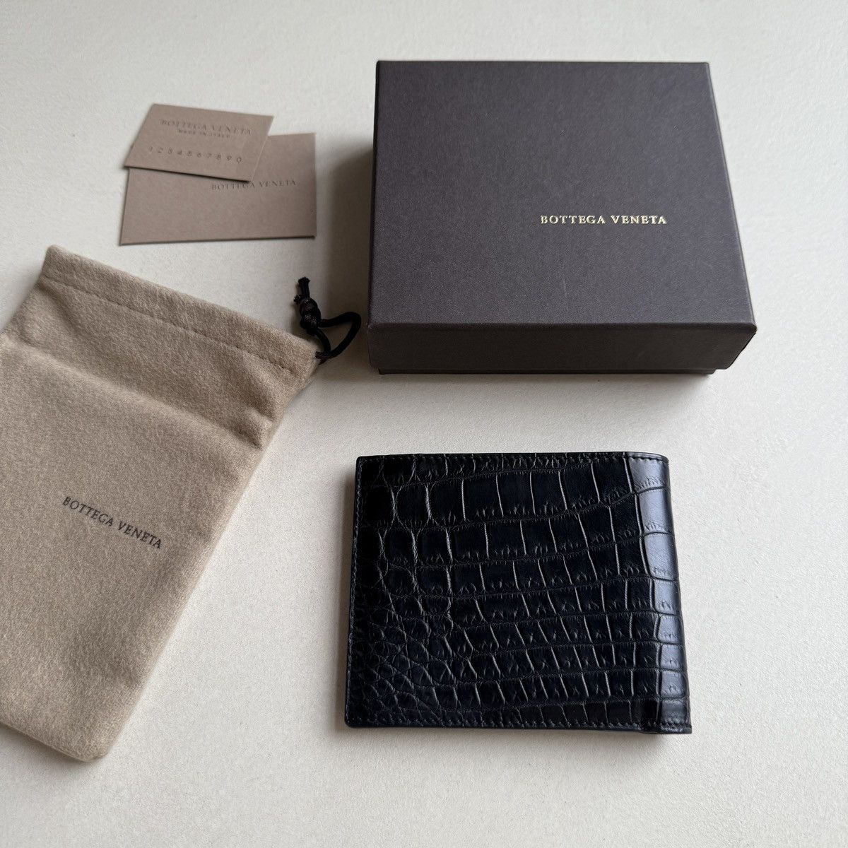 Bottega Veneta Bottega Veneta Crocodile Wallet Size ONE SIZE - 5 Thumbnail