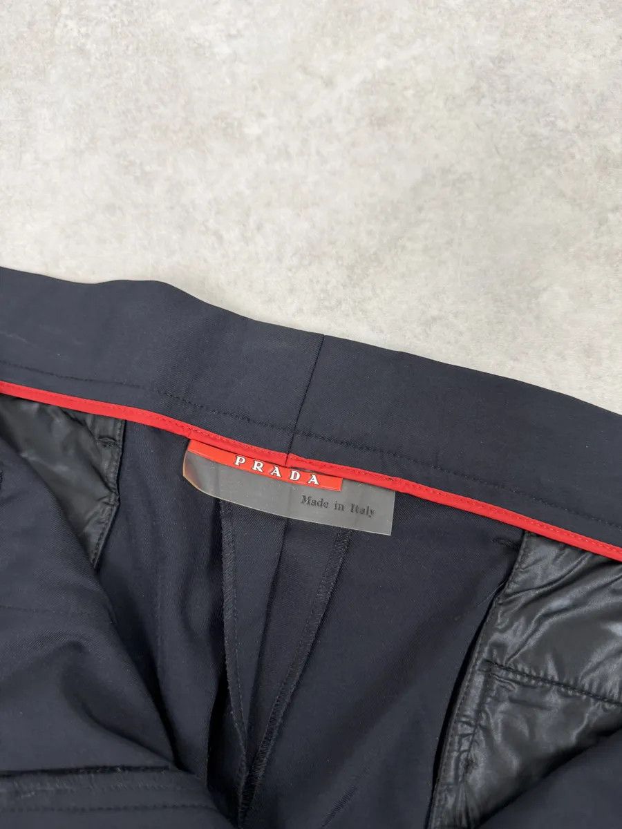 Prada 2000s Prada Linea Rossa Navy Cozy Pants Size US 34 / EU 50 - 11 Thumbnail