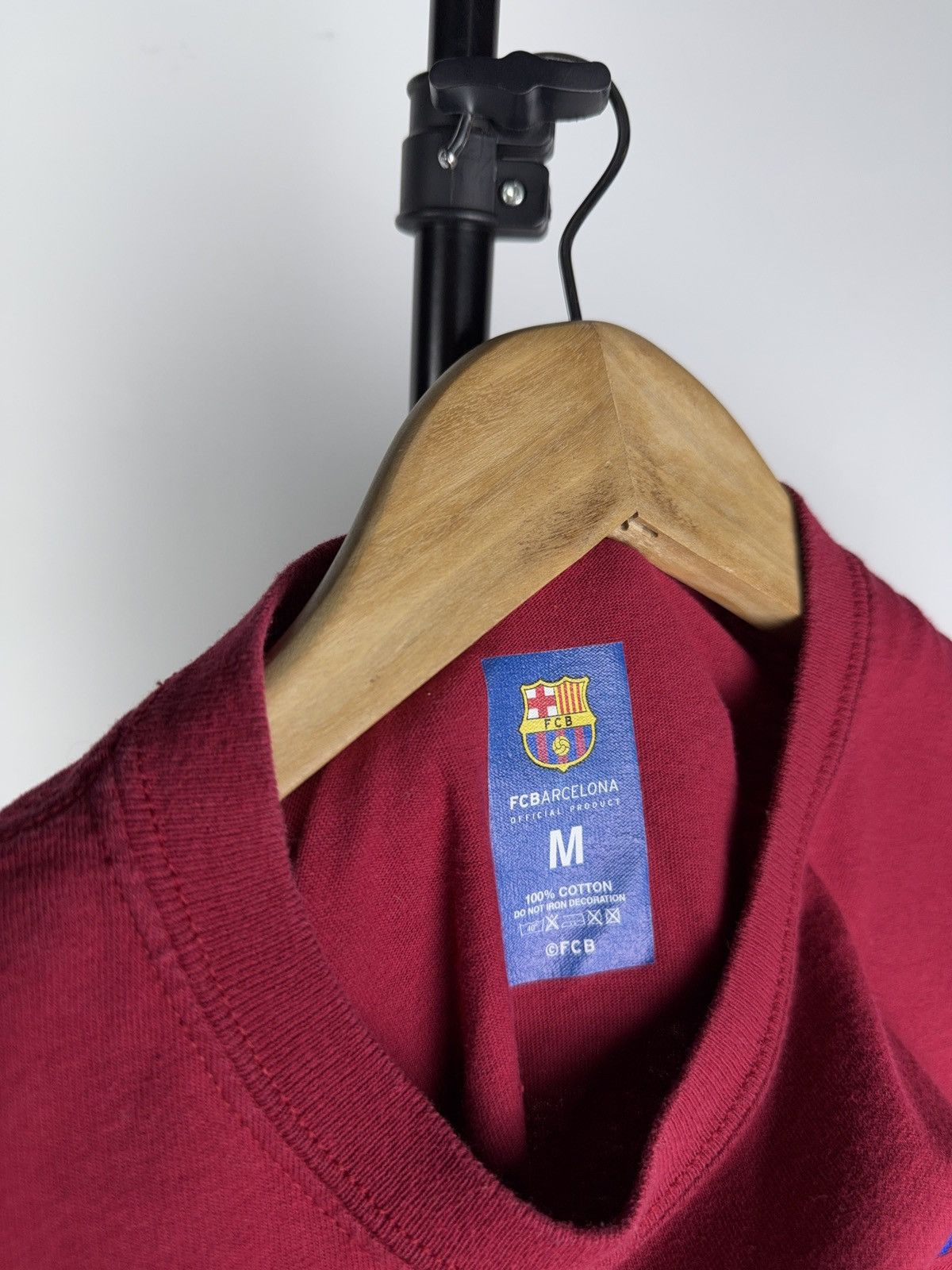 Vintage 00s BARCA Barcelona FCB Fan Big Print Logo T Shirt Mens Size US M / EU 48-50 / 2 - 4 Thumbnail