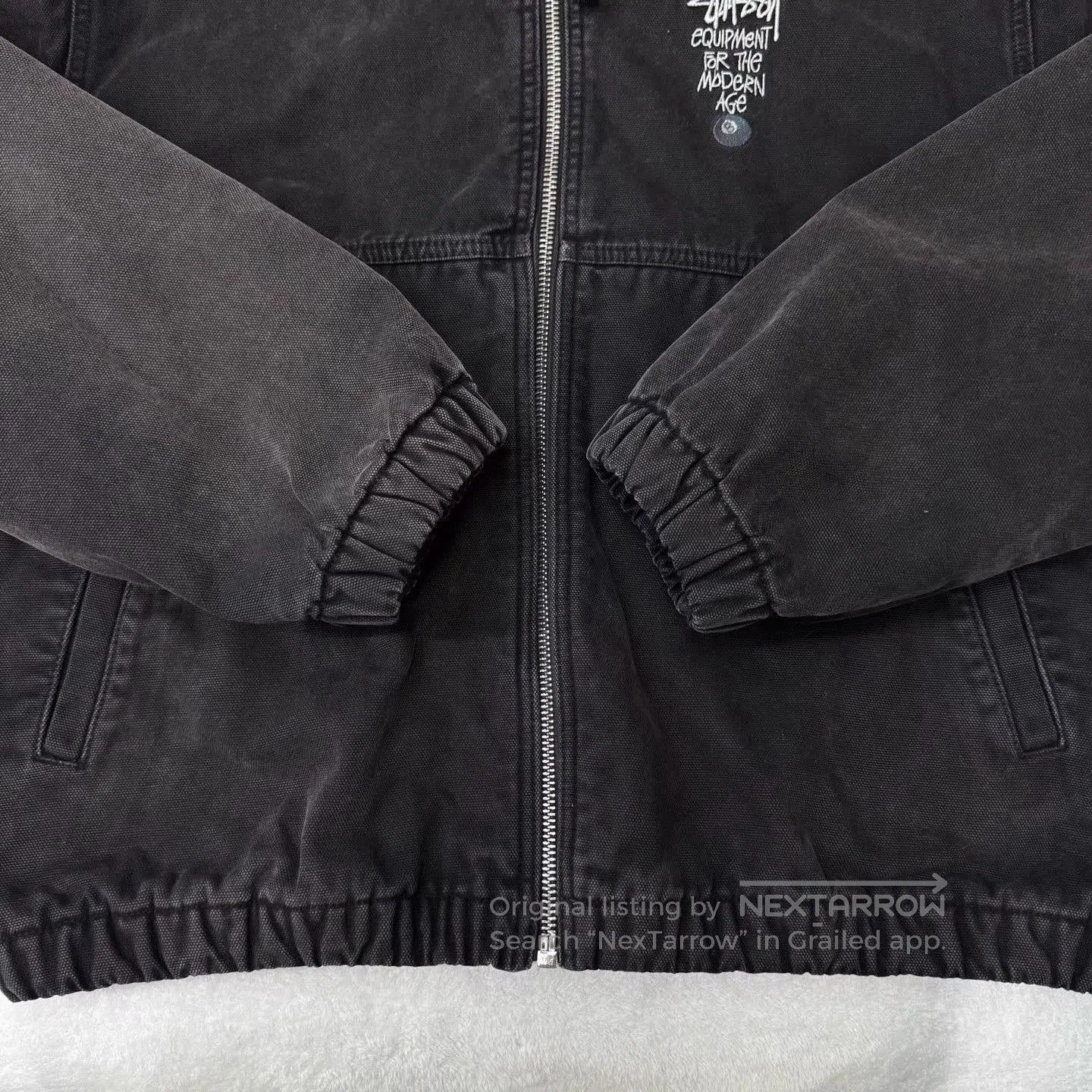 Stussy Black Hooded Zip. Size US XL / EU 56 / 4 - 2 Thumbnail