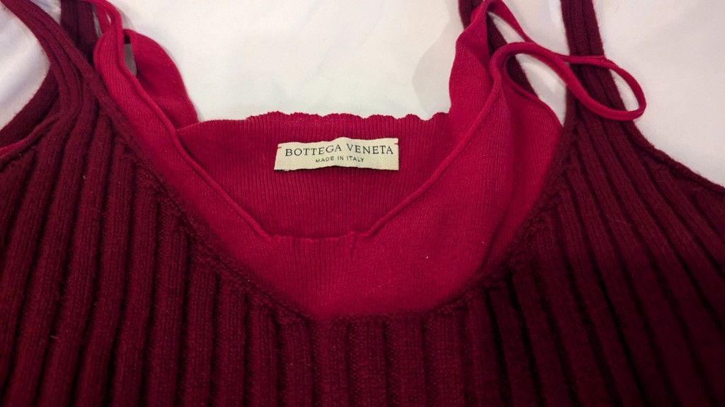 Bottega Veneta Bottega Veneta Double Layer Cashmere & Silk Top Size 42 NWT Size M / US 6-8 / IT 42-44 - 6 Thumbnail