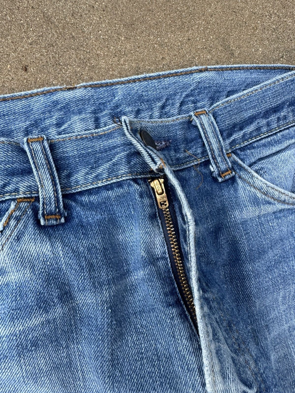Levi's × Vintage Vtg 70’s Levi’s 646 Orange Tab Bellbottom Flare Jeans 33x30 Size US 33 - 5 Thumbnail
