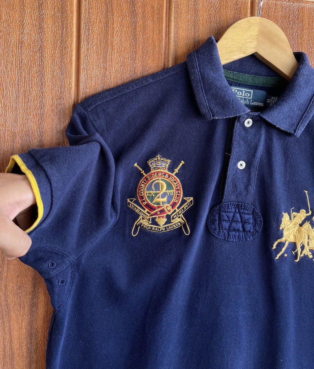 Polo Ralph Lauren 🔥POLO RALPH LAUREN🔥Country Riders & Jockey Club Polo Tee Size US M / EU 48-50 / 2 - 6 Thumbnail