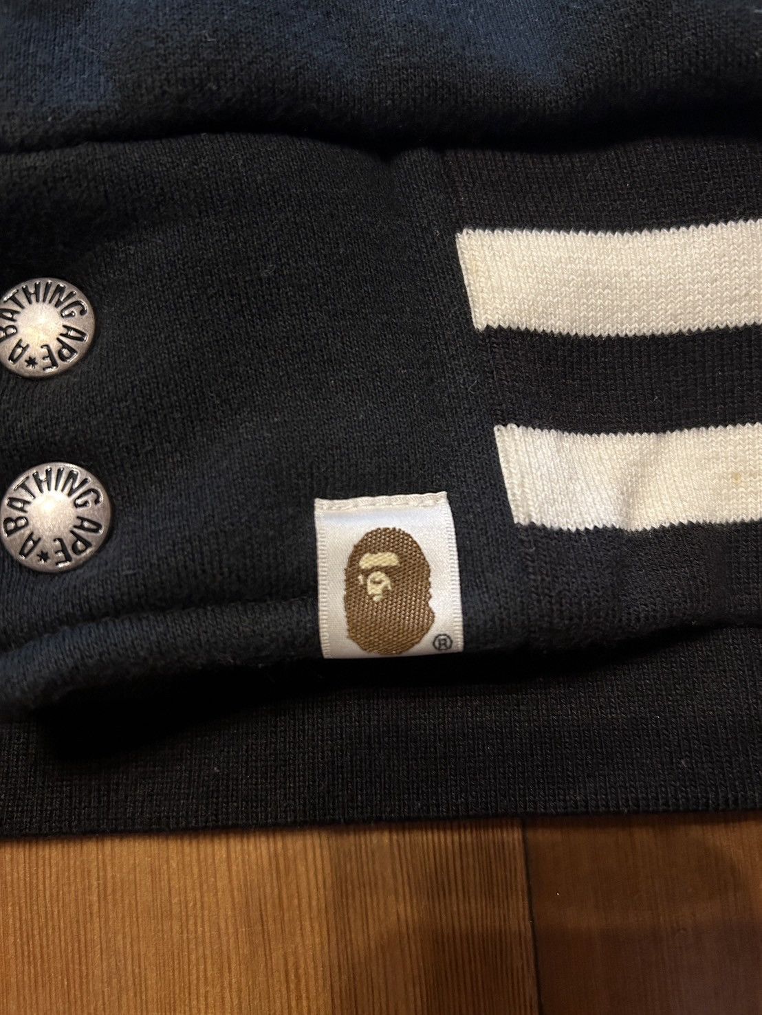 Bape Bape Black Patch Logo Jacket Japan Size US M / EU 48-50 / 2 - 10 Thumbnail