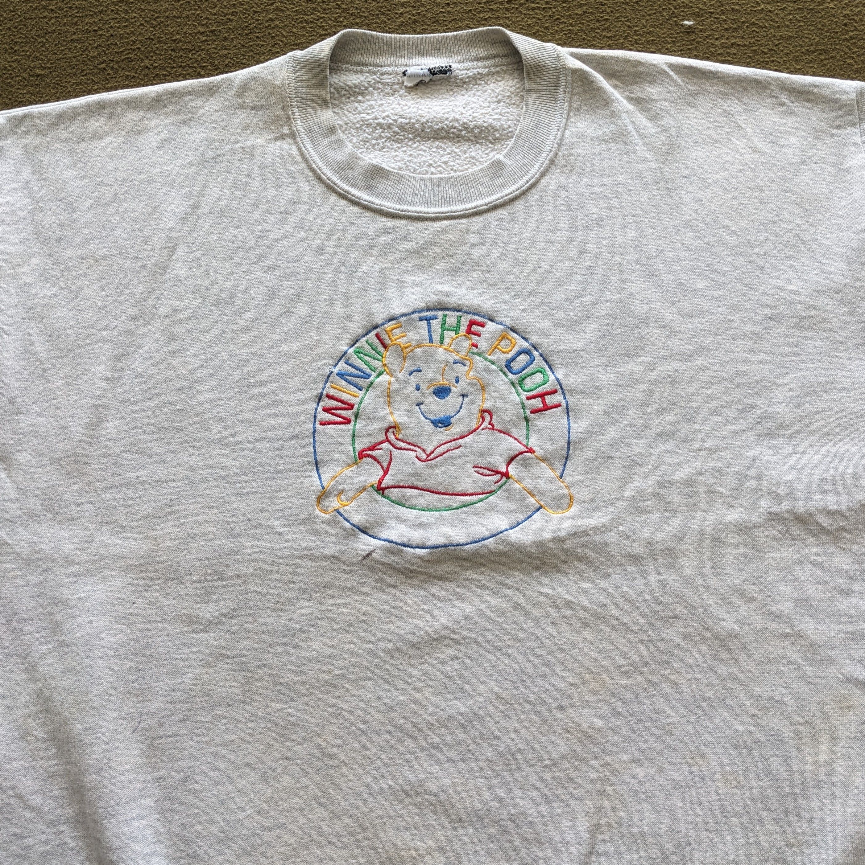 Vintage Vintage Disney Winnie the Pooh Cartoon Sweatshirt Size US S / EU 44-46 / 1 - 2 Thumbnail